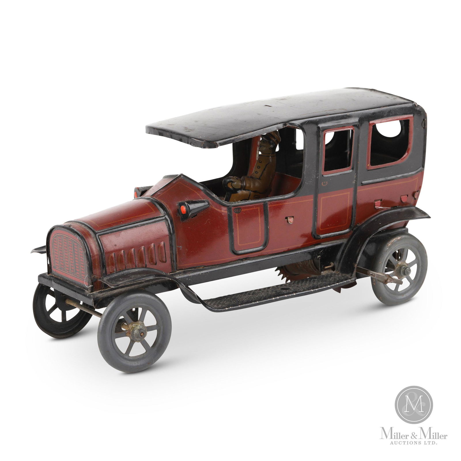 German Tin Litho Taxi Cab (1 of 6)