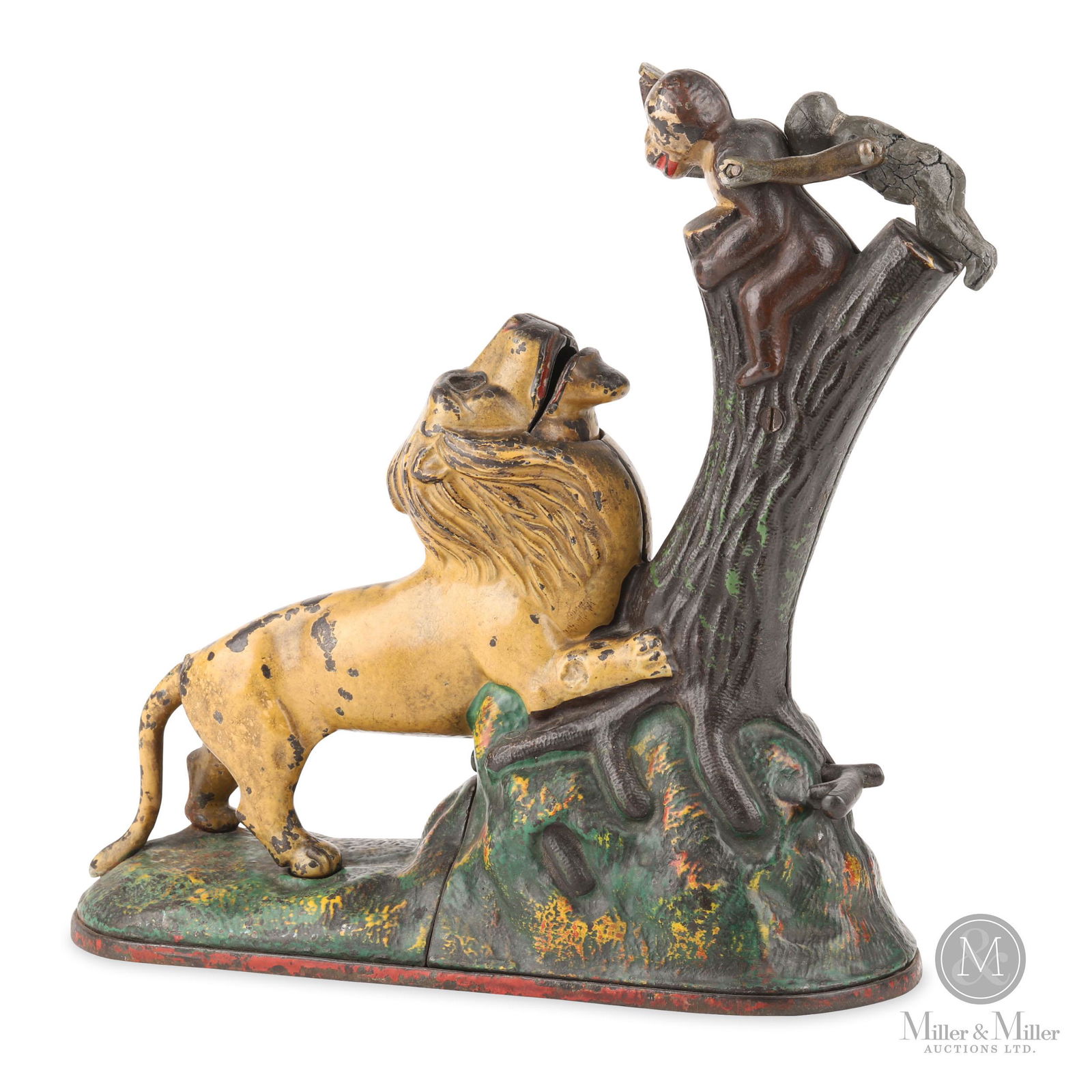 Kyser & Rex Lion and Two Monkeys Mechanical Bank (1 of 8)