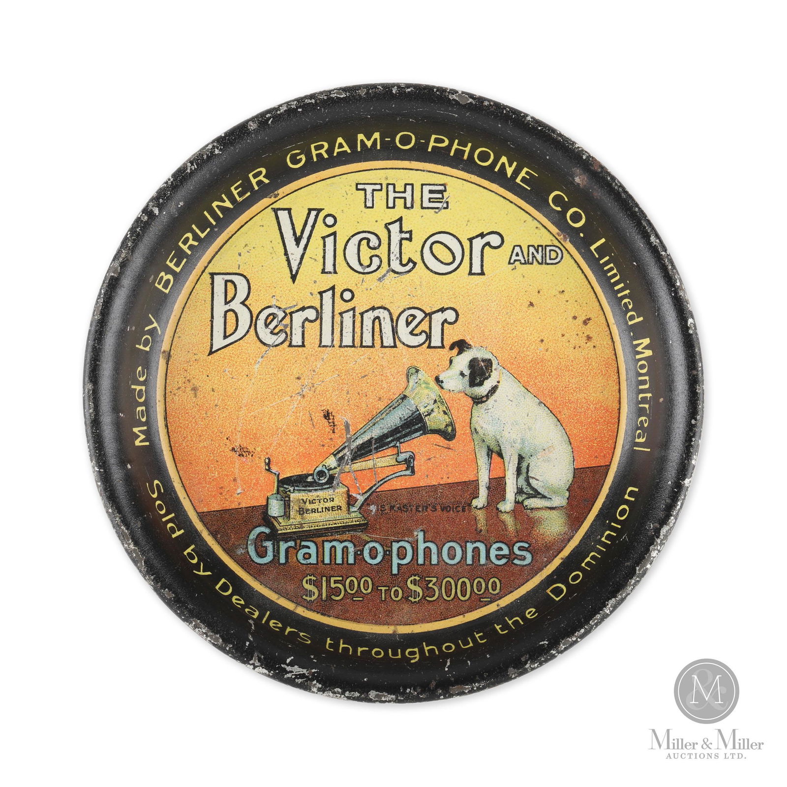 Victor and Berliner Gramophone Tip Tray (1 of 5)