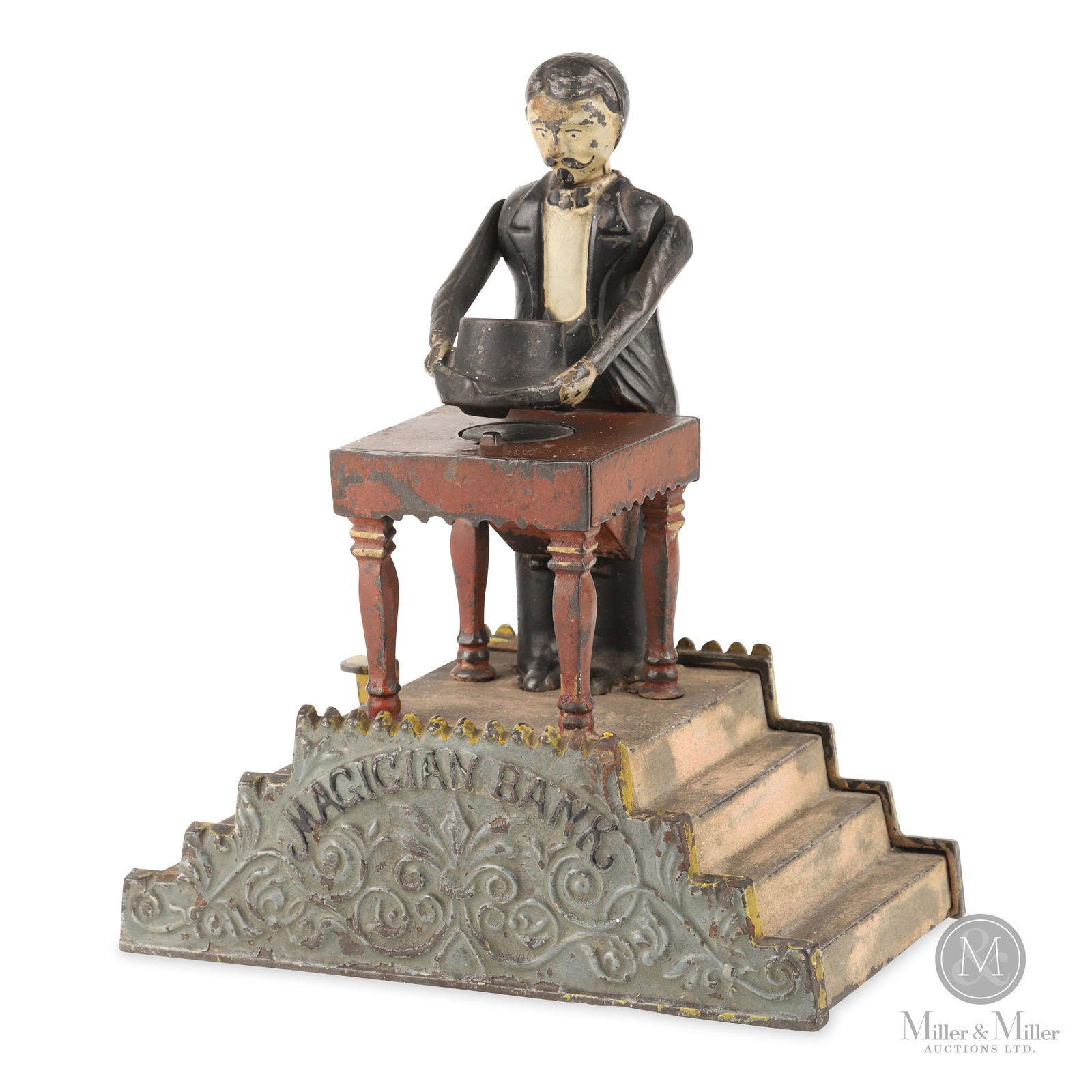 J. & E. Stevens, Magician Mechanical Bank (1 of 9)