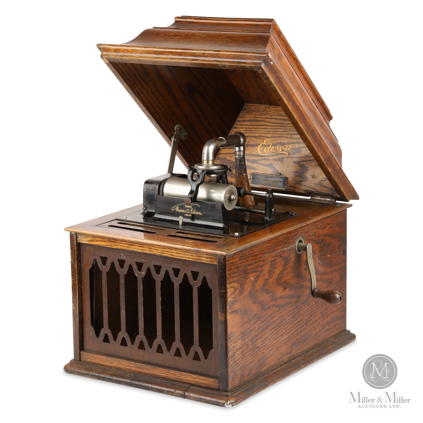 Edison Amberola VIII Cylinder Phonograph (1 of 9)