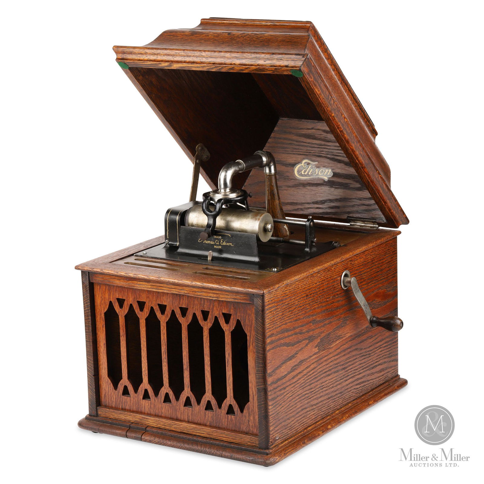 Edison Amberola VIII Cylinder Phonograph (1 of 8)