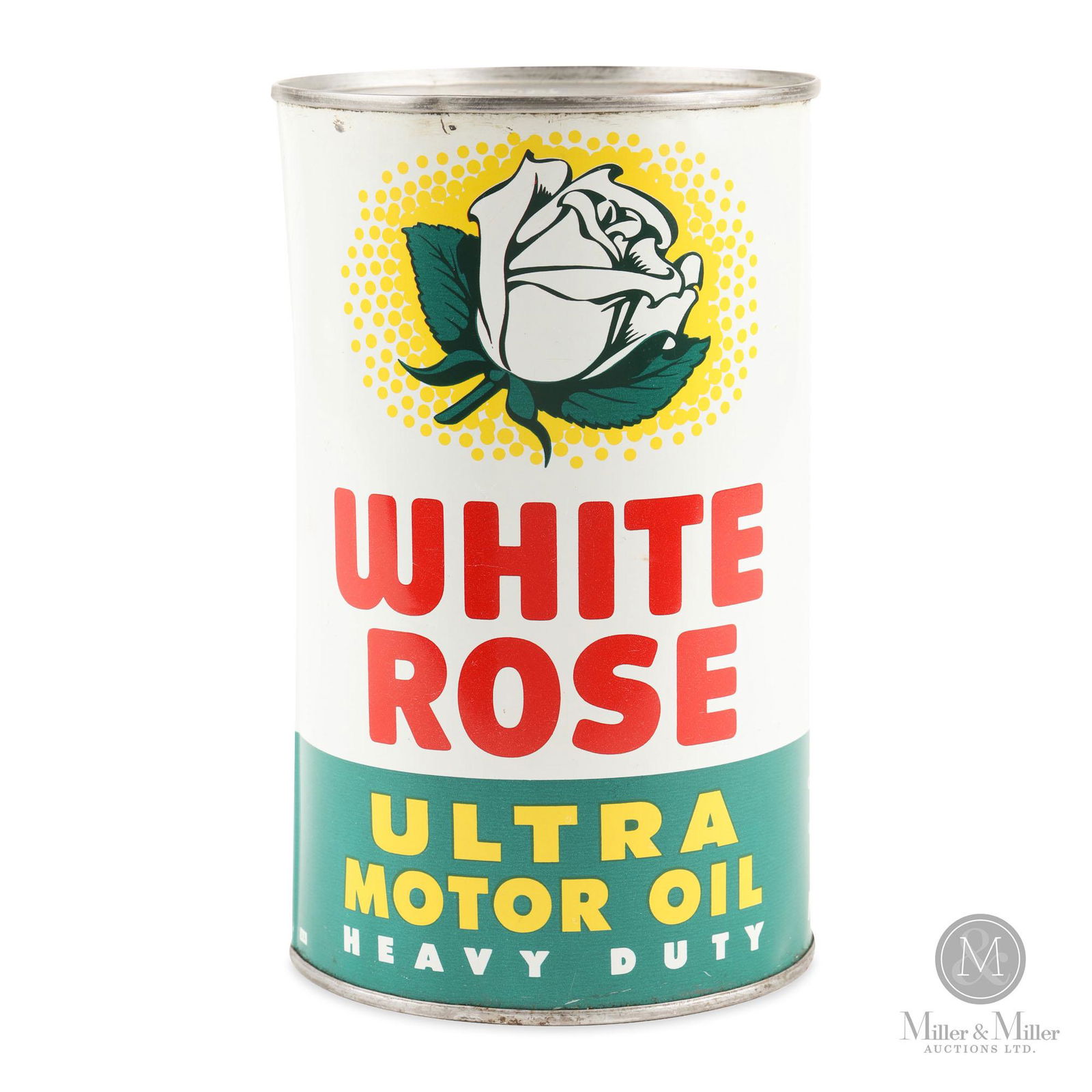 White Rose Ultra Heavy Duty Motor Oil Quart Tin (1 of 7)