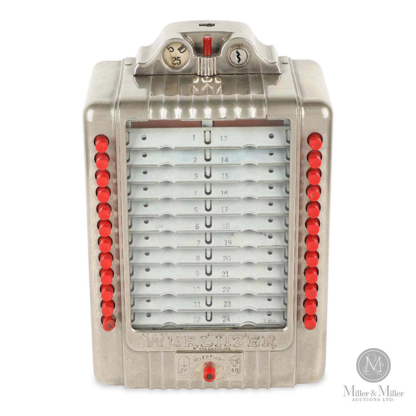 Wurlitzer Model 4820 Remote Wallbox (1 of 9)