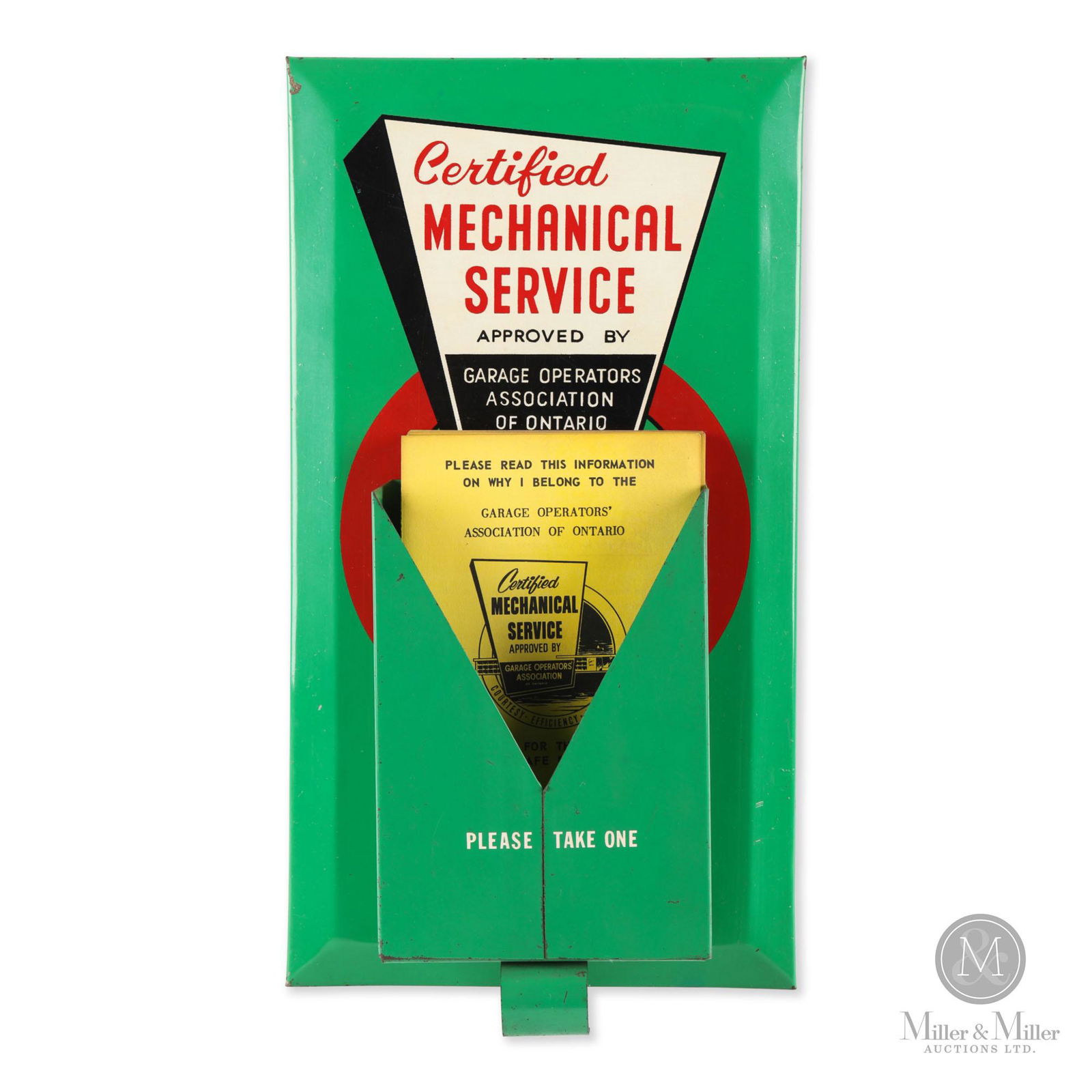 Ontario Garage Operators Mechanic's Certificate Holder (1 of 9)