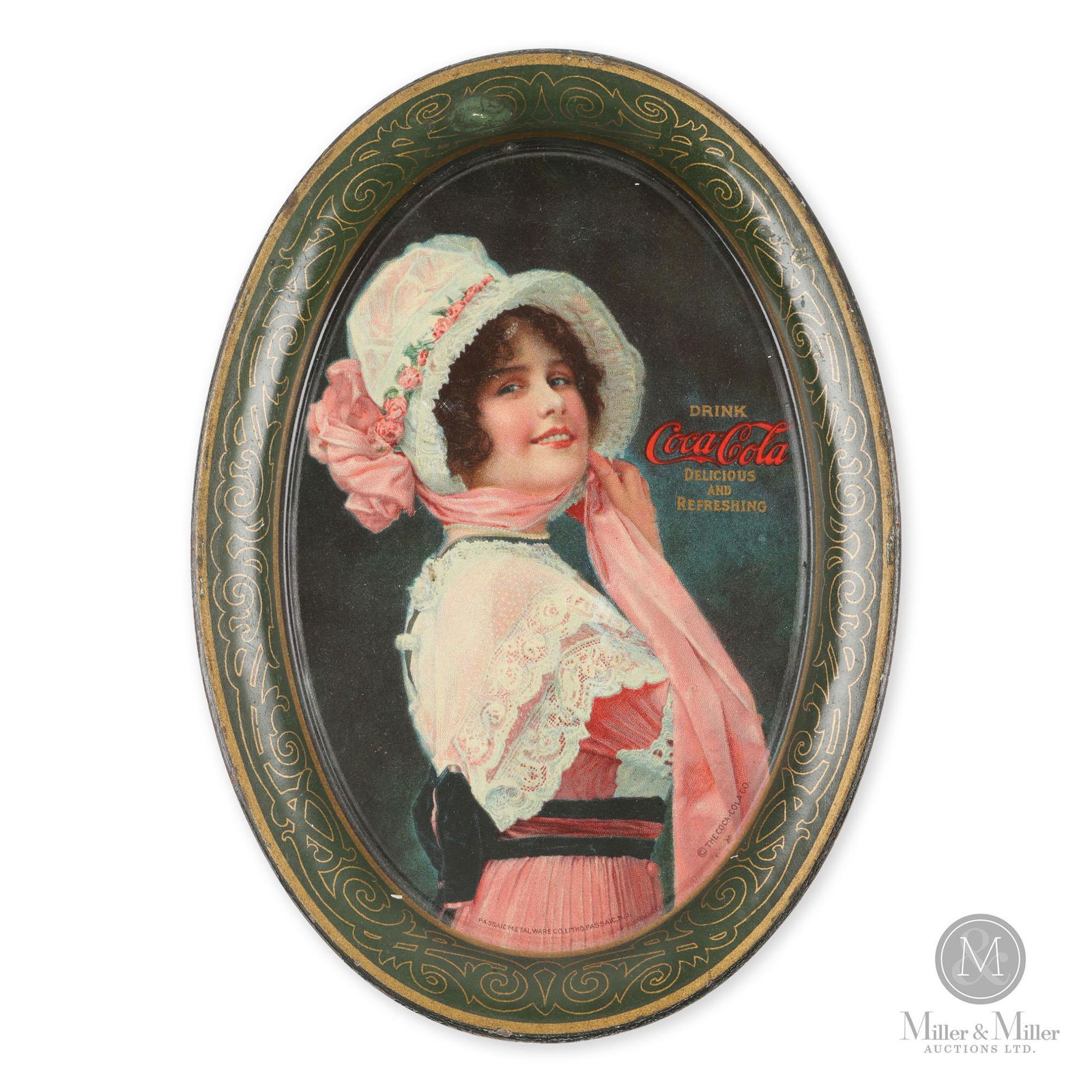 1914 Coca-Cola "Betty" Change Tray (1 of 6)