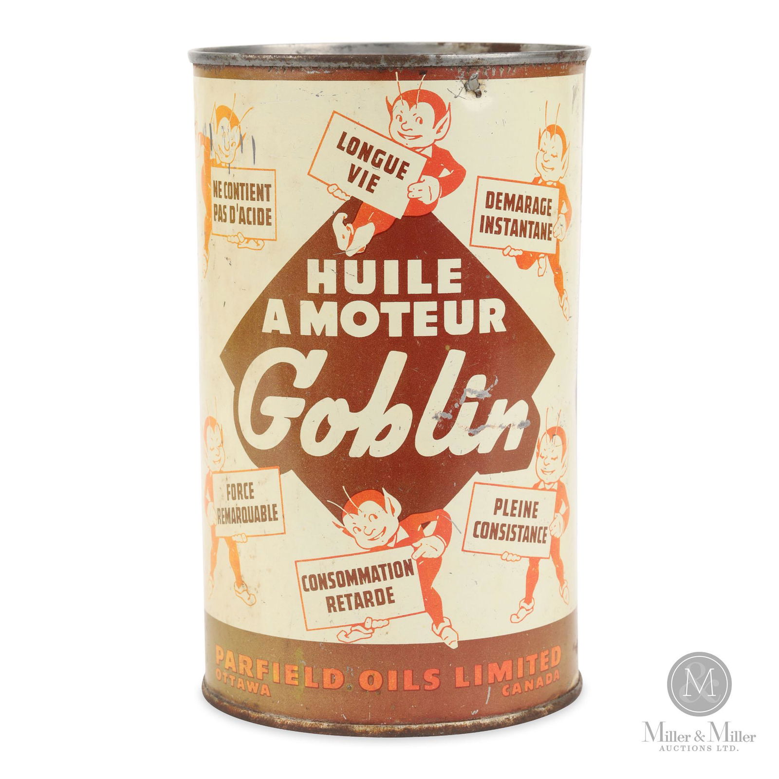 Goblin Motor Oil Quart Tin (1 of 7)
