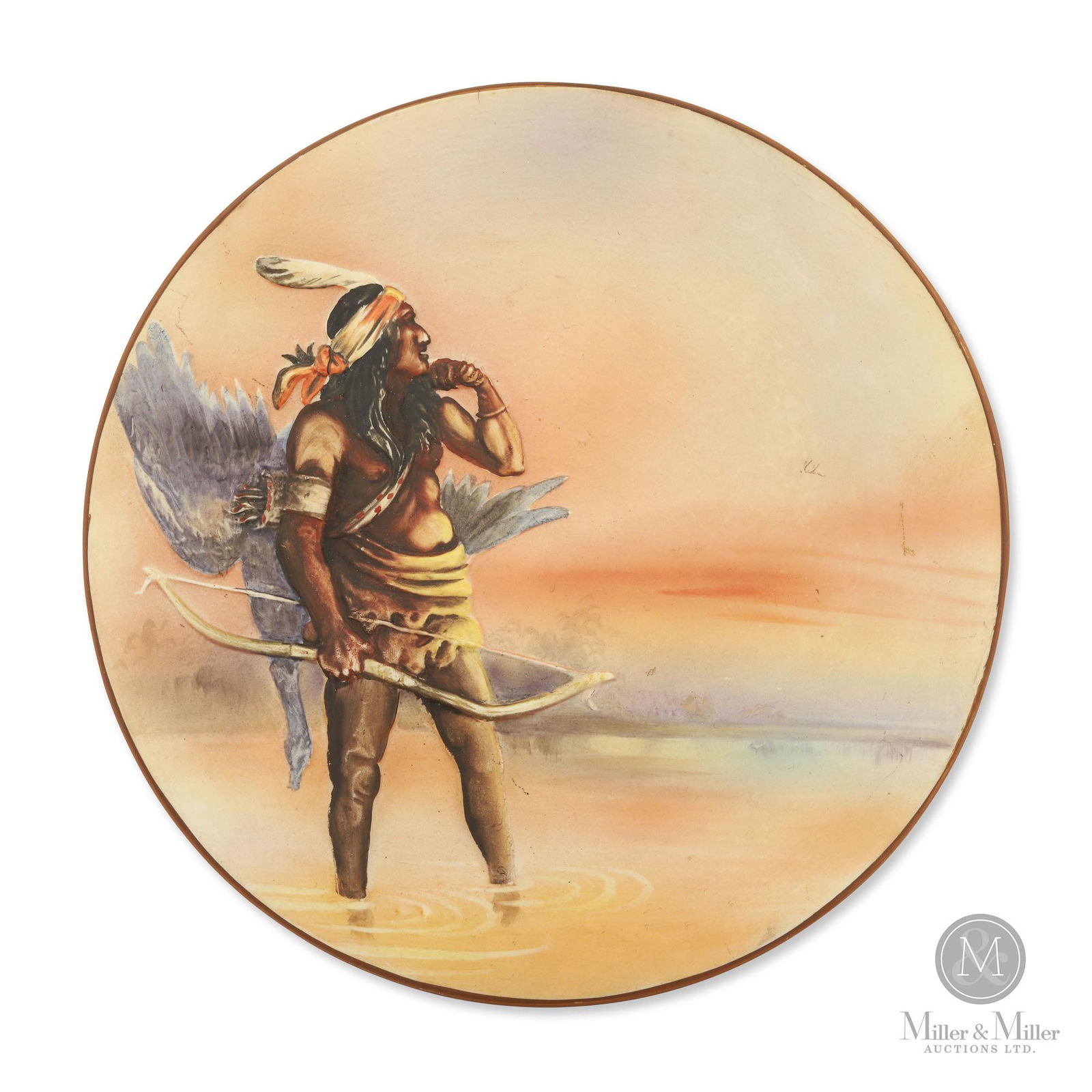 Nippon Native Indian Goose Hunter Wall Plaque (1 of 5)