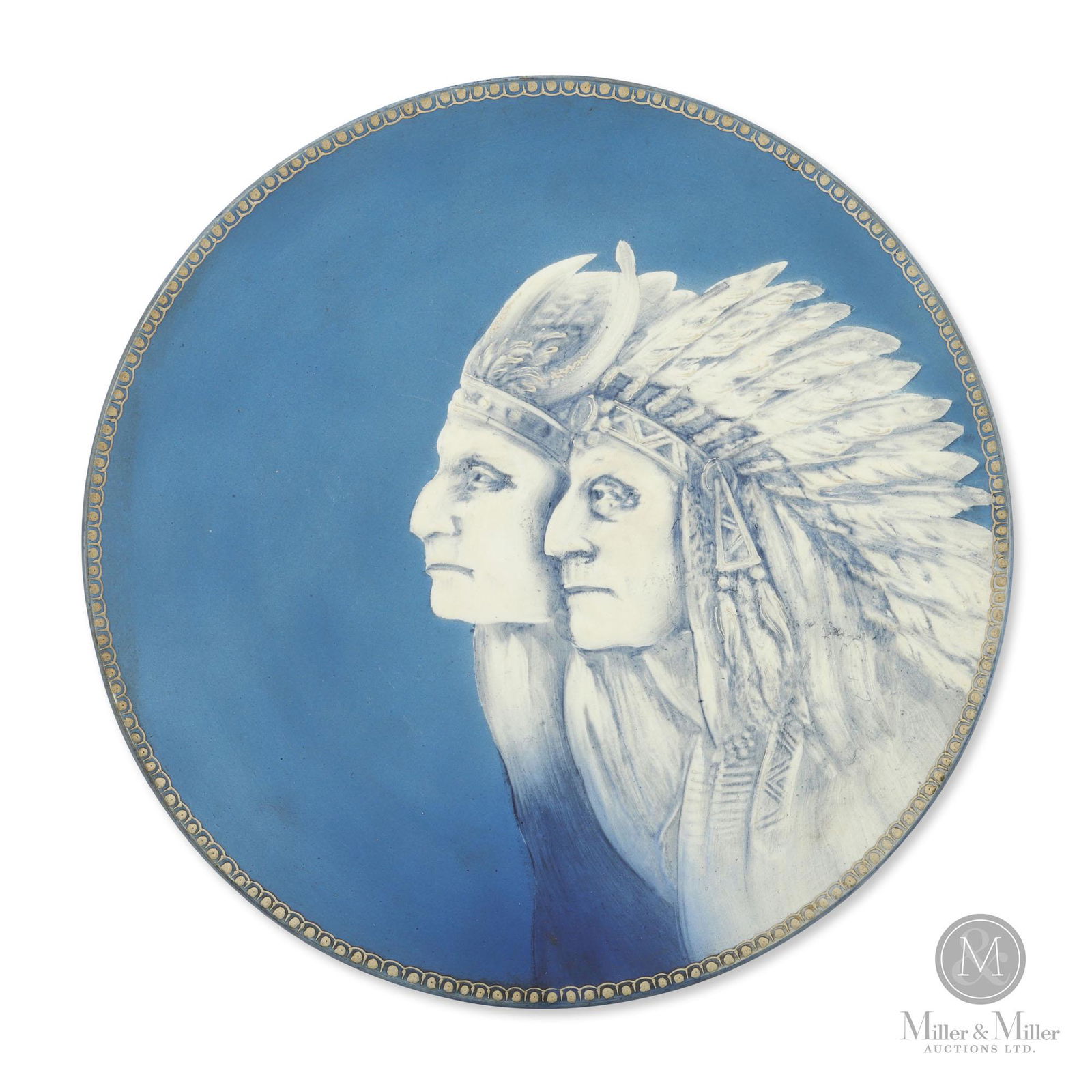 Nippon Twin Native Warrior Tribute Plaque (1 of 6)