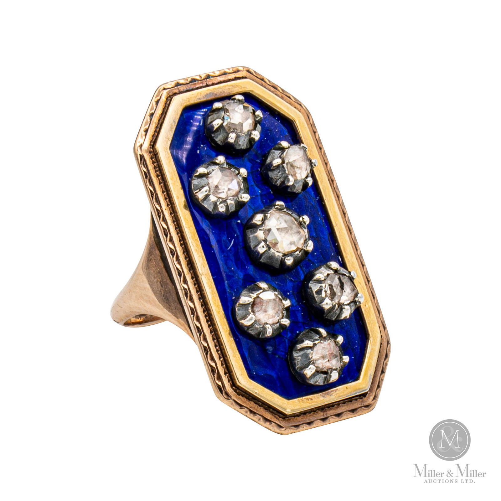 Silver & 10KT Rose Gold 0.90ctw Diamond Ring (1 of 4)