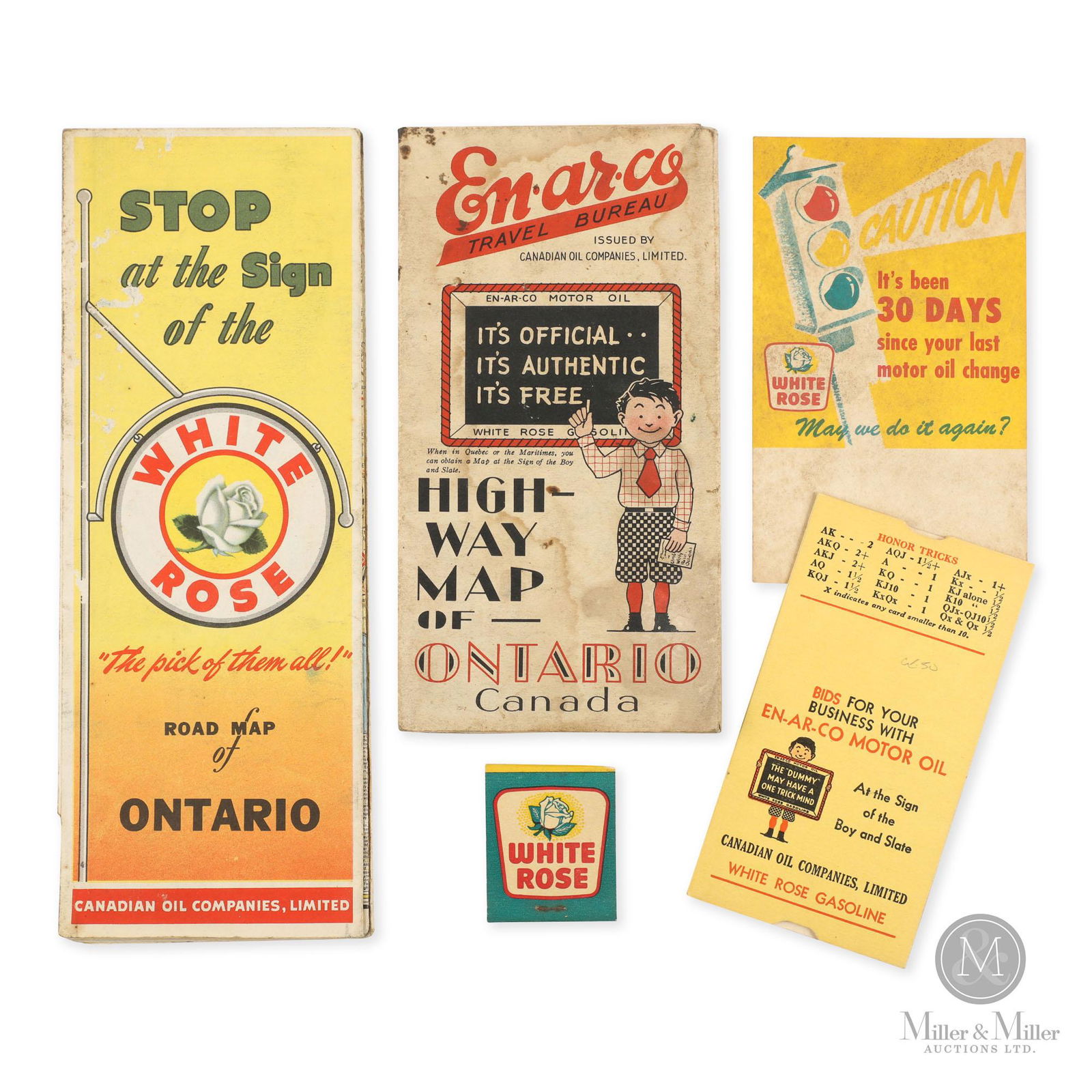Enarco Motor Oil Road Maps & Ephemera (1 of 10)