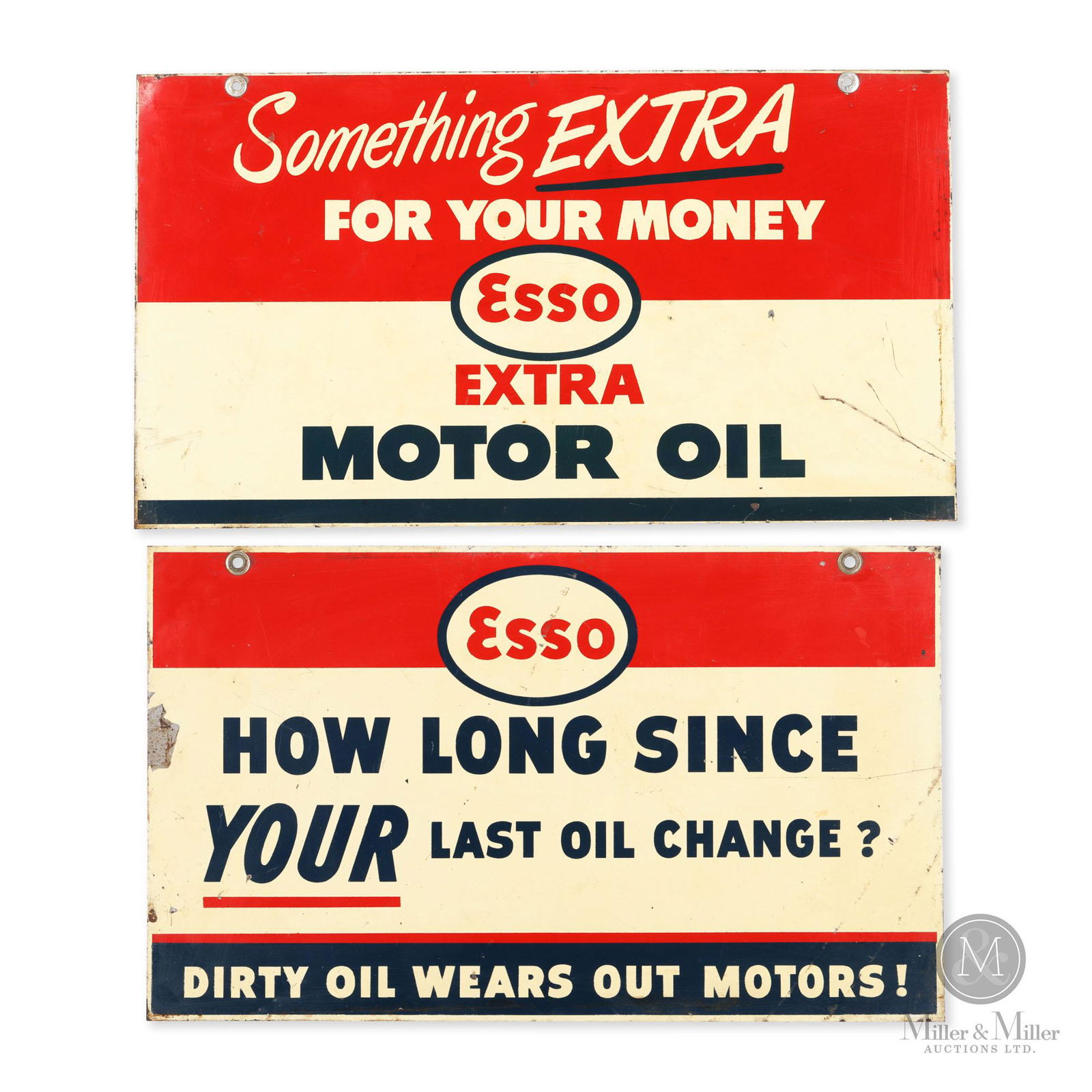 Esso Motor Oil Rack Signs (1 of 7)