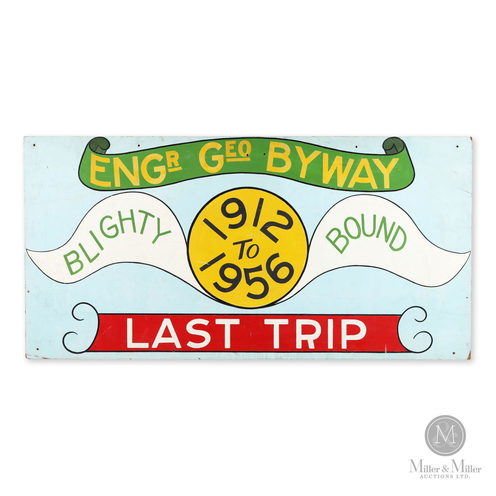 George Byway CPR Retirement Sign (1 of 4)