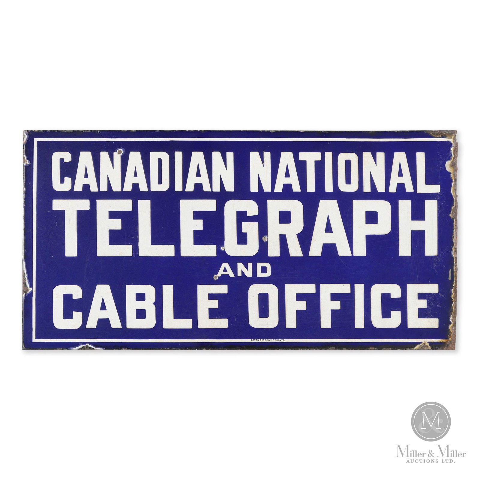 Canadian National Telegraph & Cable Office Sign (1 of 5)