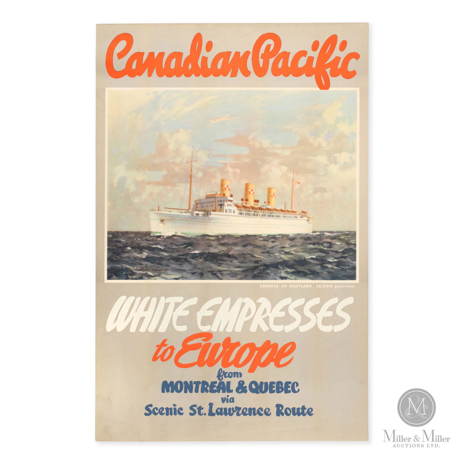 Canadian Pacific White Empress Poster (1 of 6)