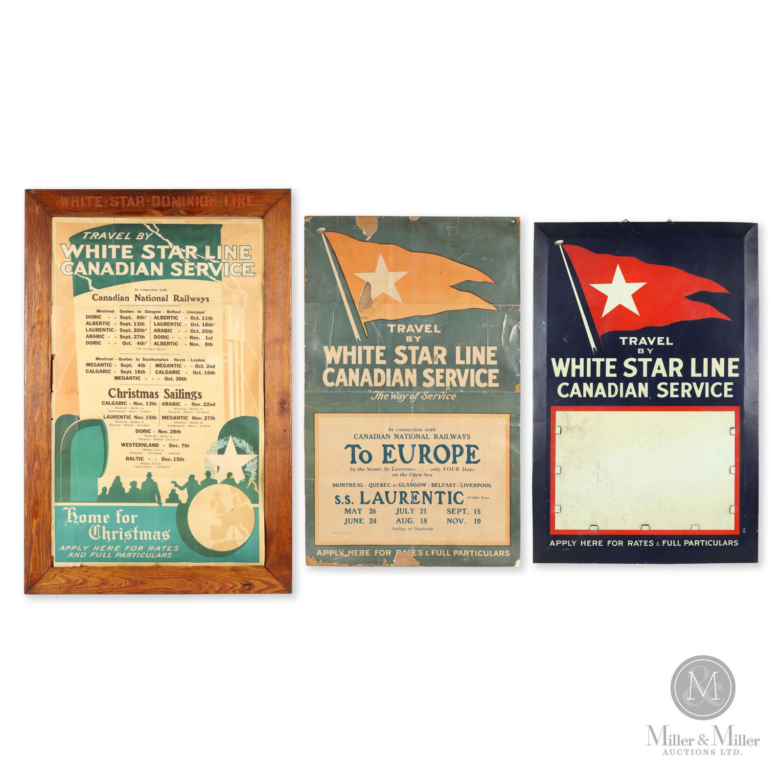 White Star Line Service Posters (1 of 12)