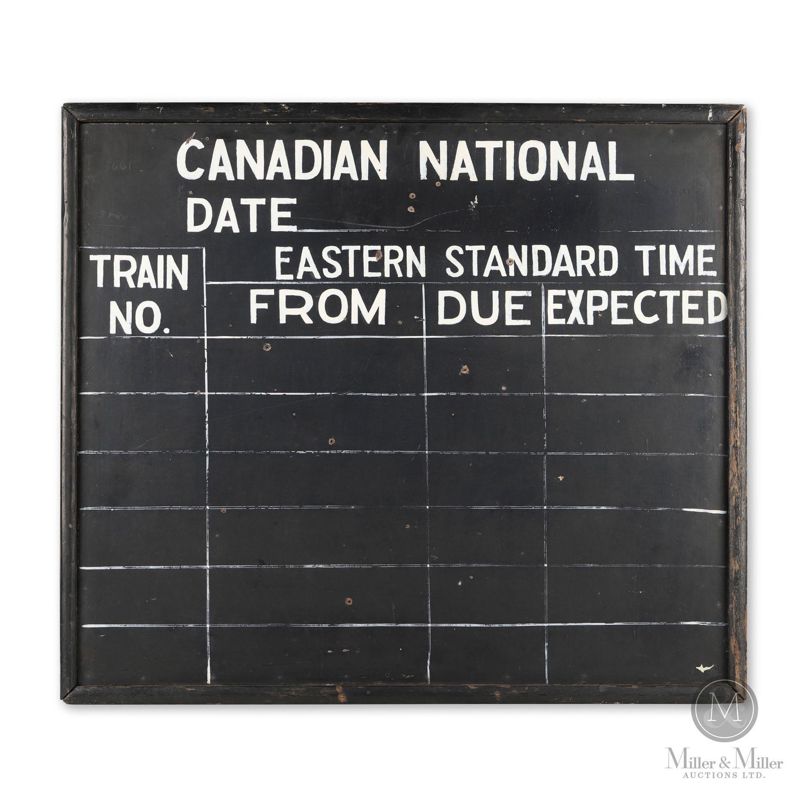 Canadian National Train Schedule Board (1 of 6)