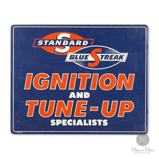 Standard Blue Streak Ignition Flange Sign