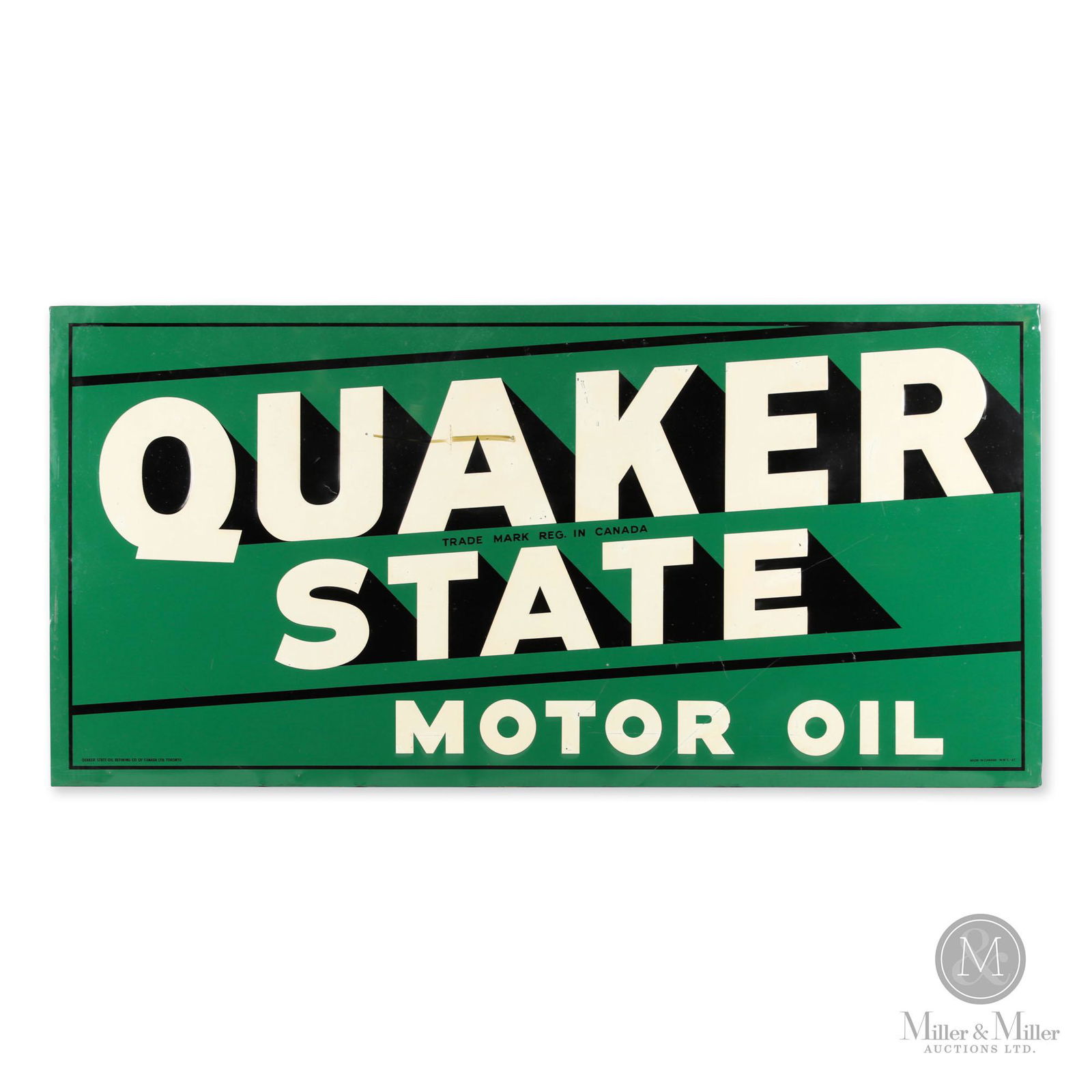 Quaker State Motor Oil Sign (1 of 6)
