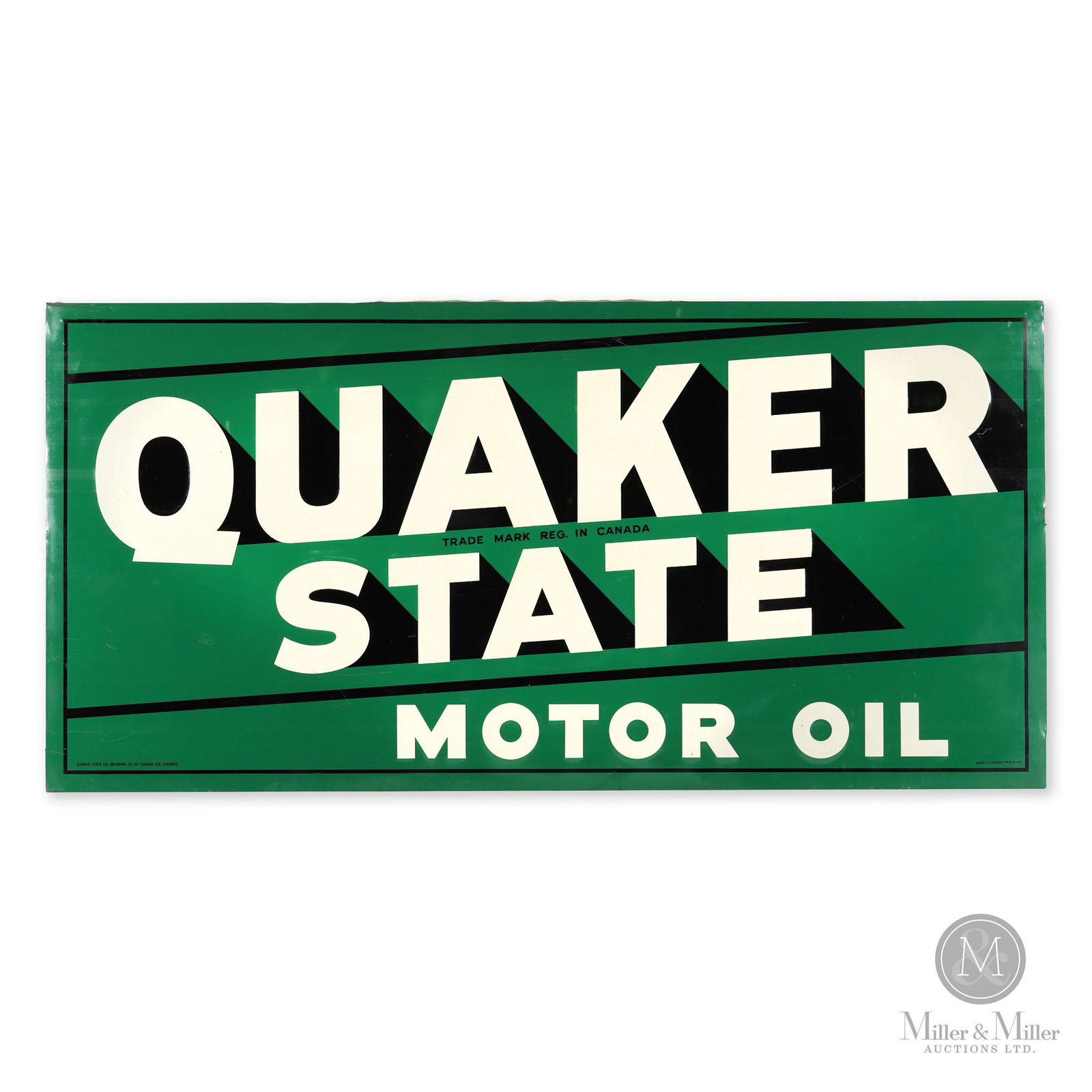 Quaker State Motor Oil Sign (1 of 7)