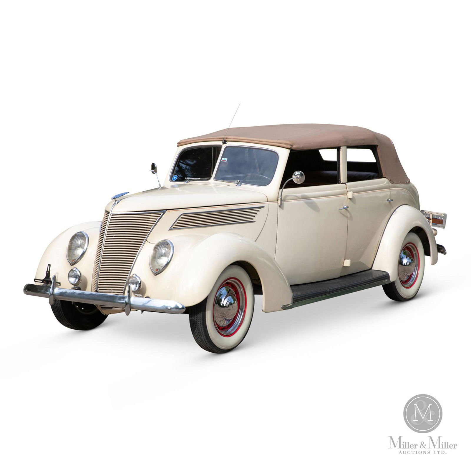 1937 Ford Model 78 Deluxe Convertible Sedan (1 of 18)