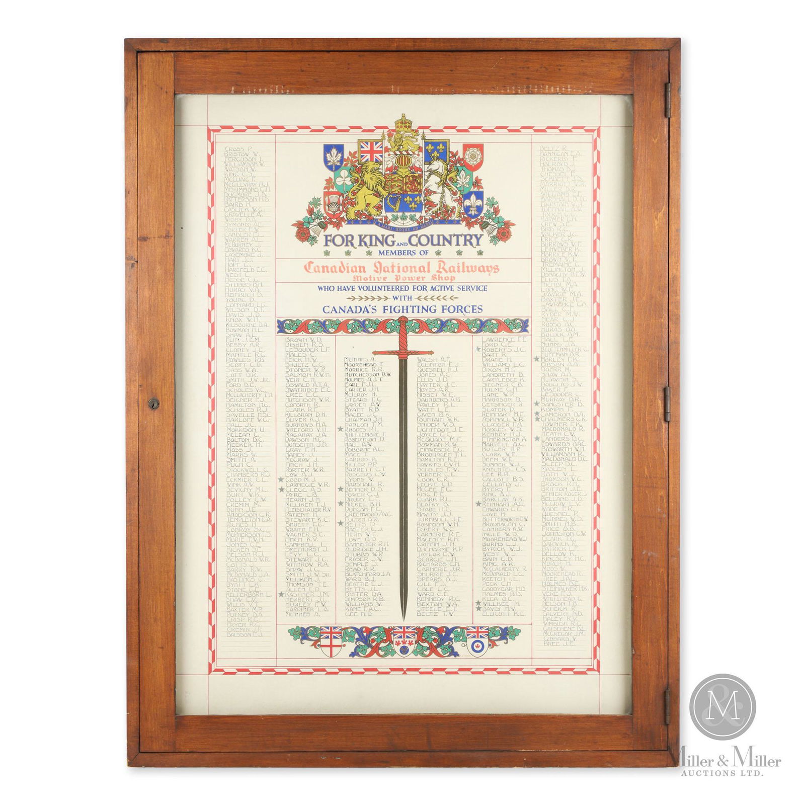 A.J. Casson CNR WWII Memorial Poster (1 of 5)