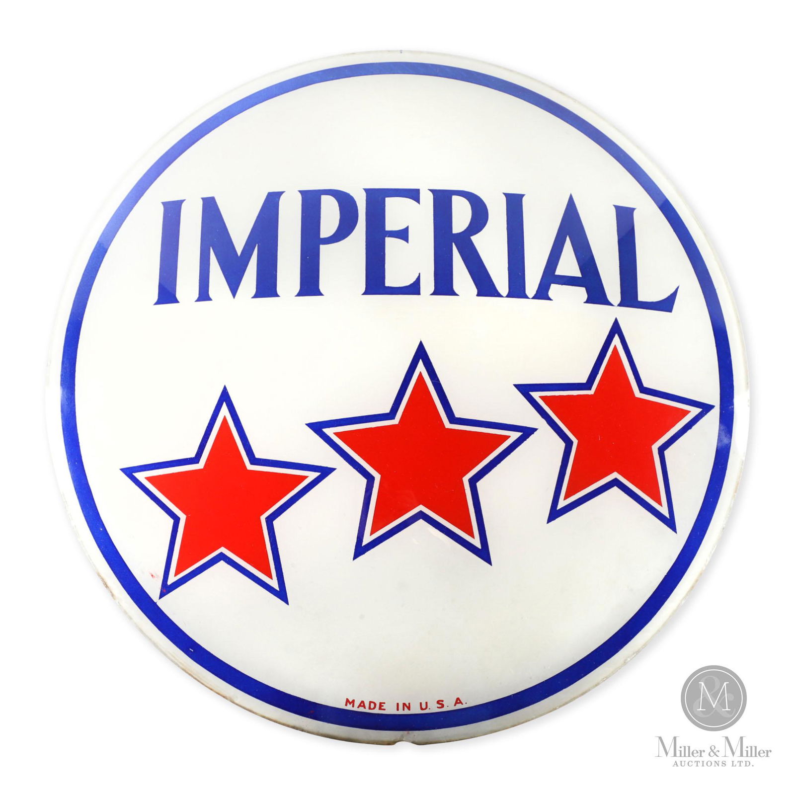 Imperial 3-Star Gasoline Pump Globe Lens (1 of 6)