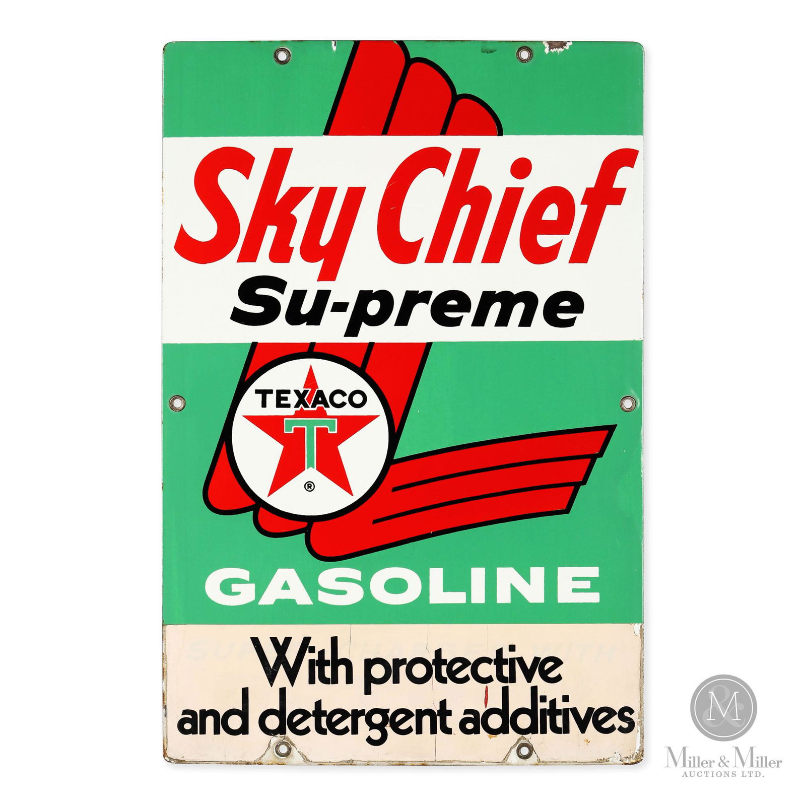 Texaco Sky Chief Gasoline Pump Sign (1 of 5)