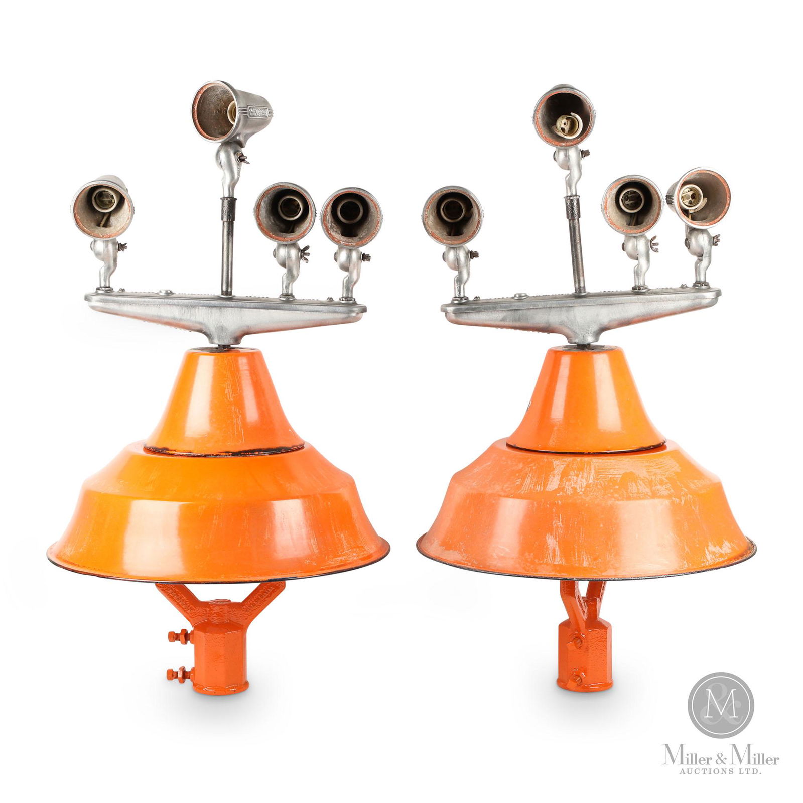 Service Station Island Porcelain Light Fixtures (1 of 10)