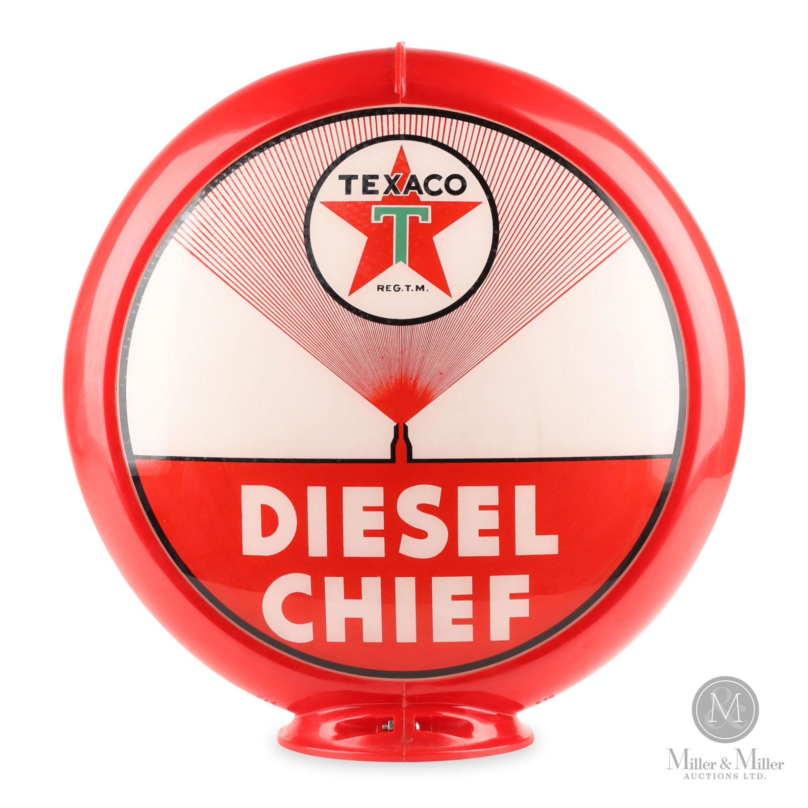 Texaco Diesel Chief Gasoline Pump Globe (1 of 8)