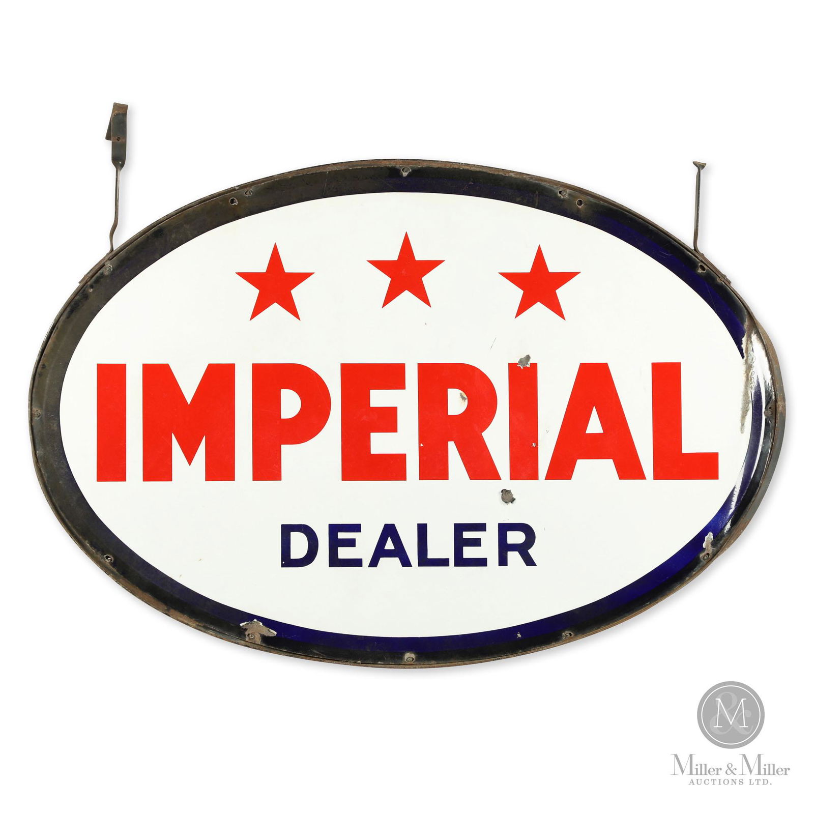 Imperial 3-Star Gasoline Service Station Sign (1 of 6)