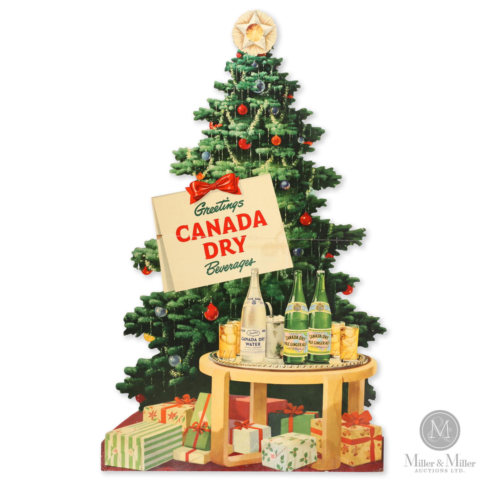 Canada Dry Cardboard Christmas Display (1 of 6)