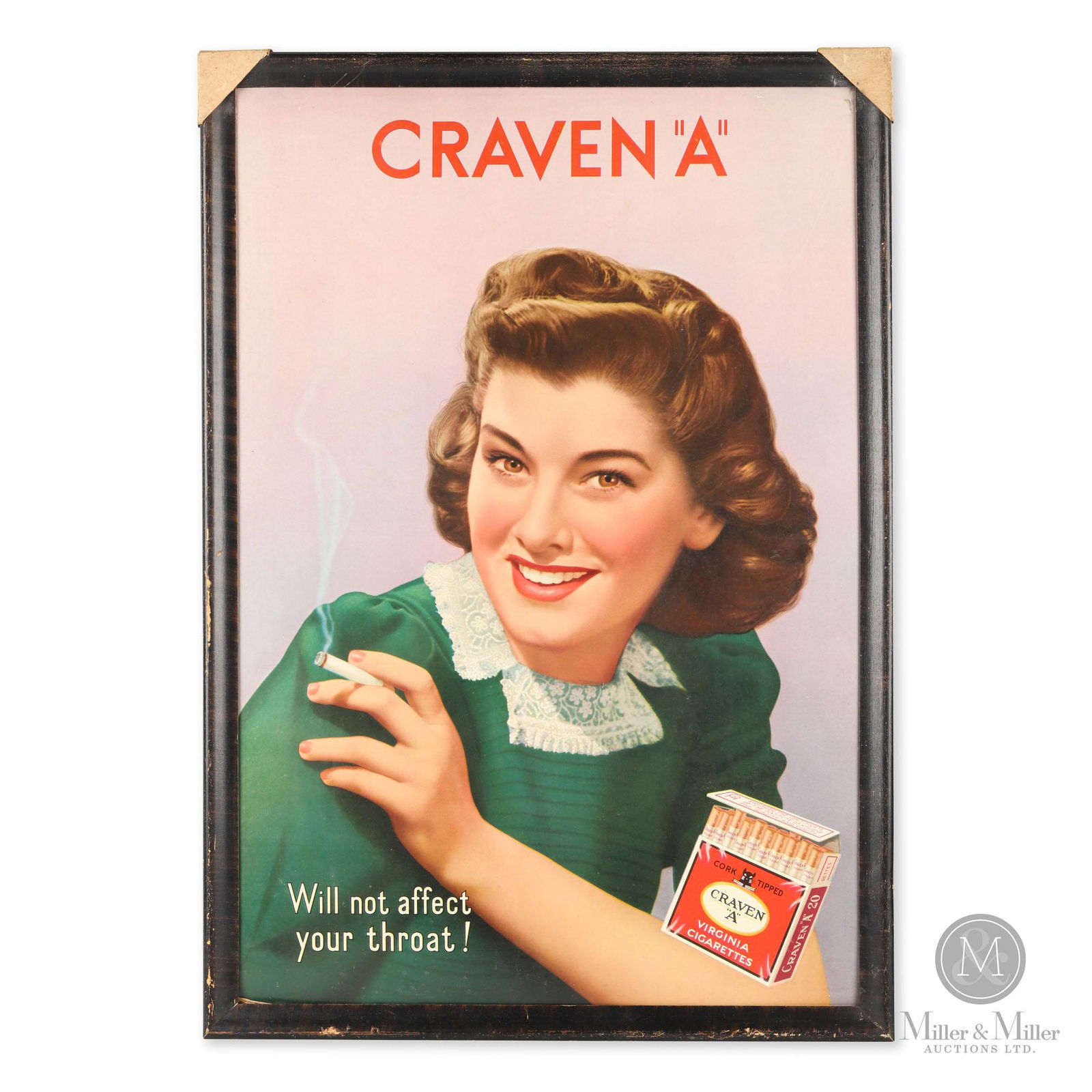 Craven "A" Cigarettes Poster (1 of 4)