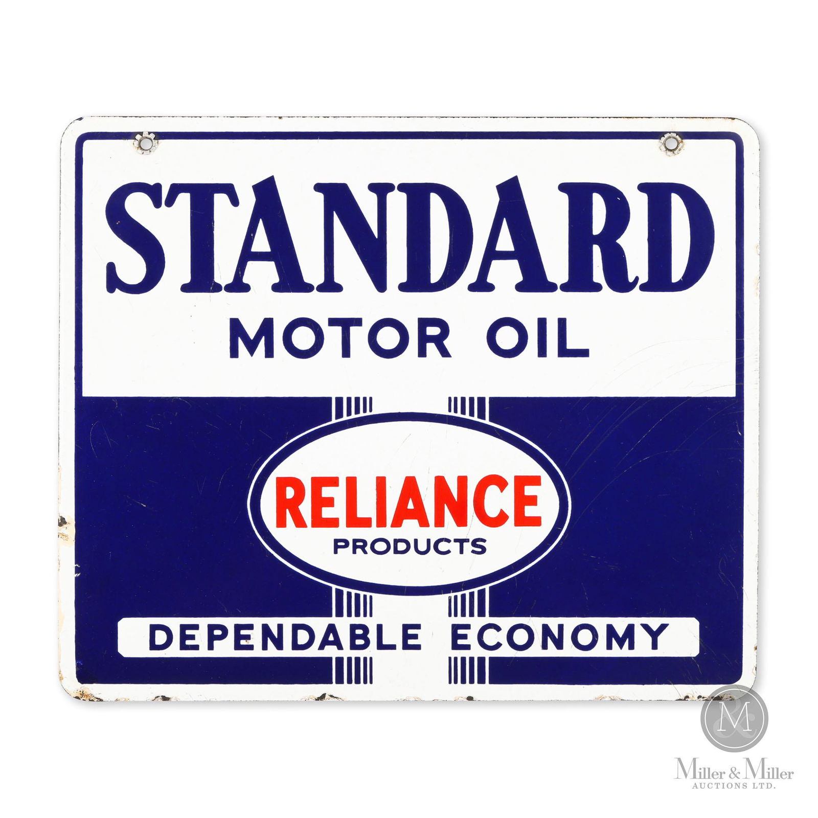 Reliance Standard Motor Oil Rack Sign (1 of 5)