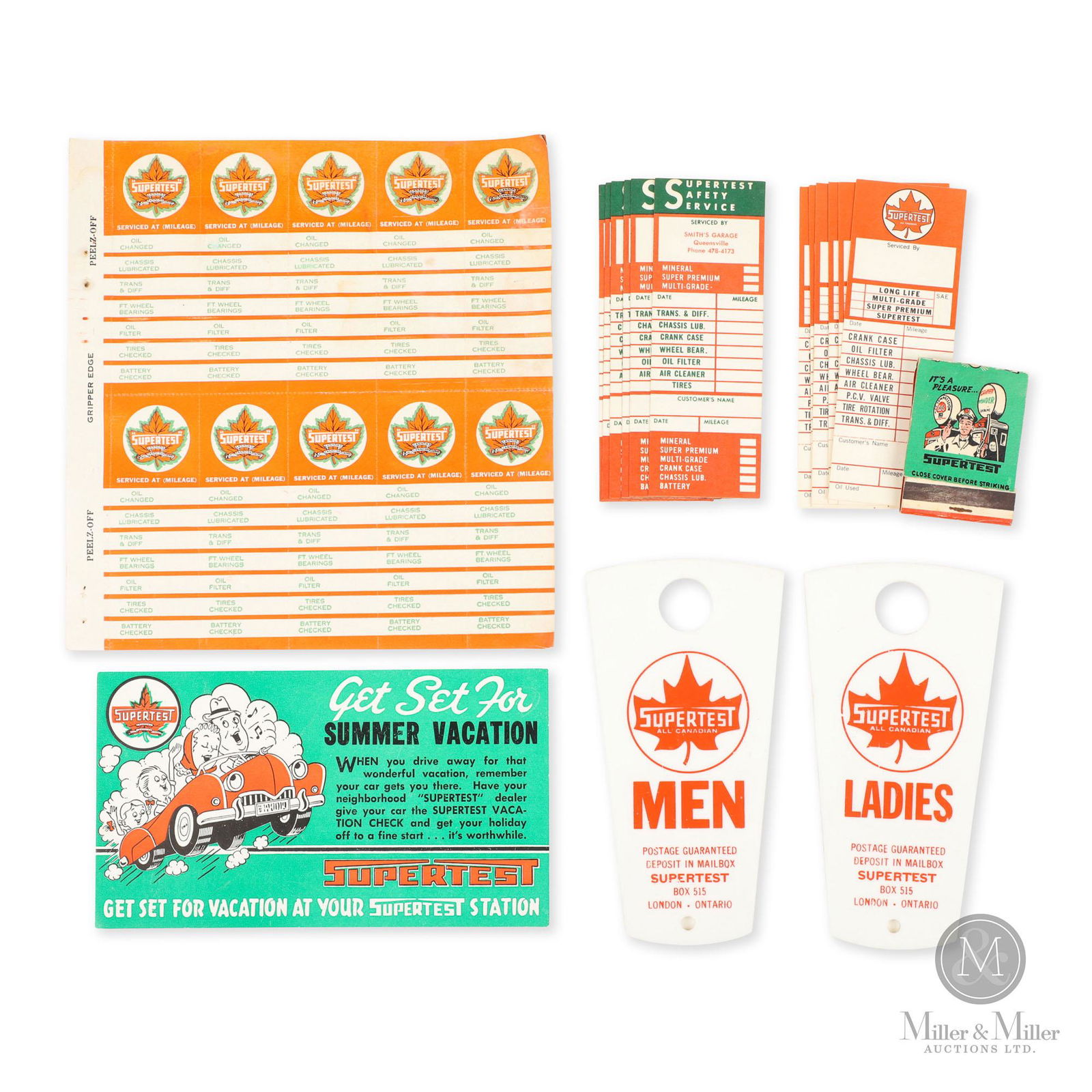 Supertest Washroom Keychains and Ephemera (1 of 10)