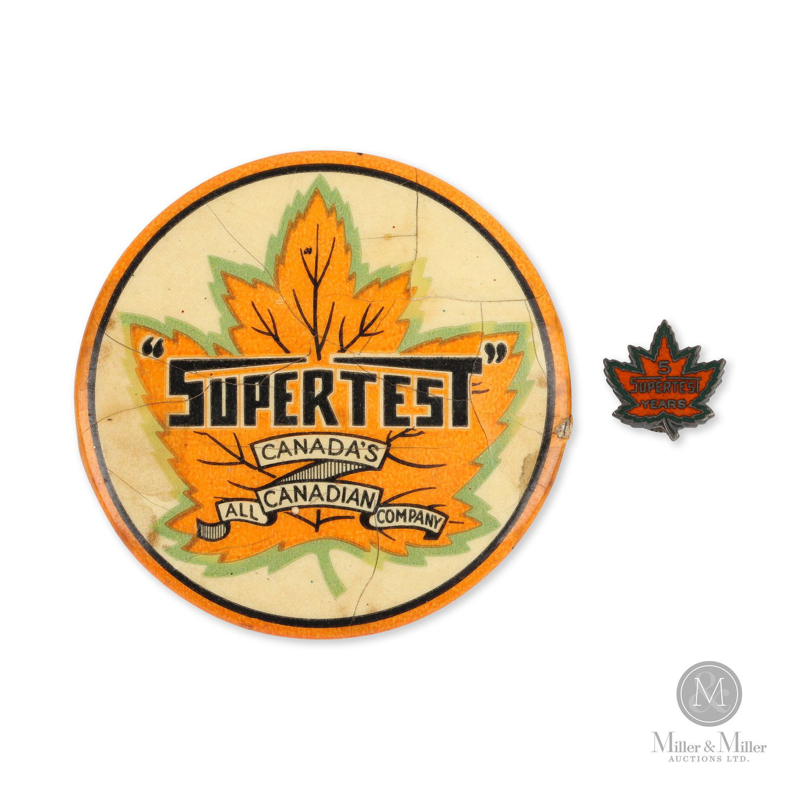 Supertest 5 Year Service Pin and Pinback Button (1 of 8)
