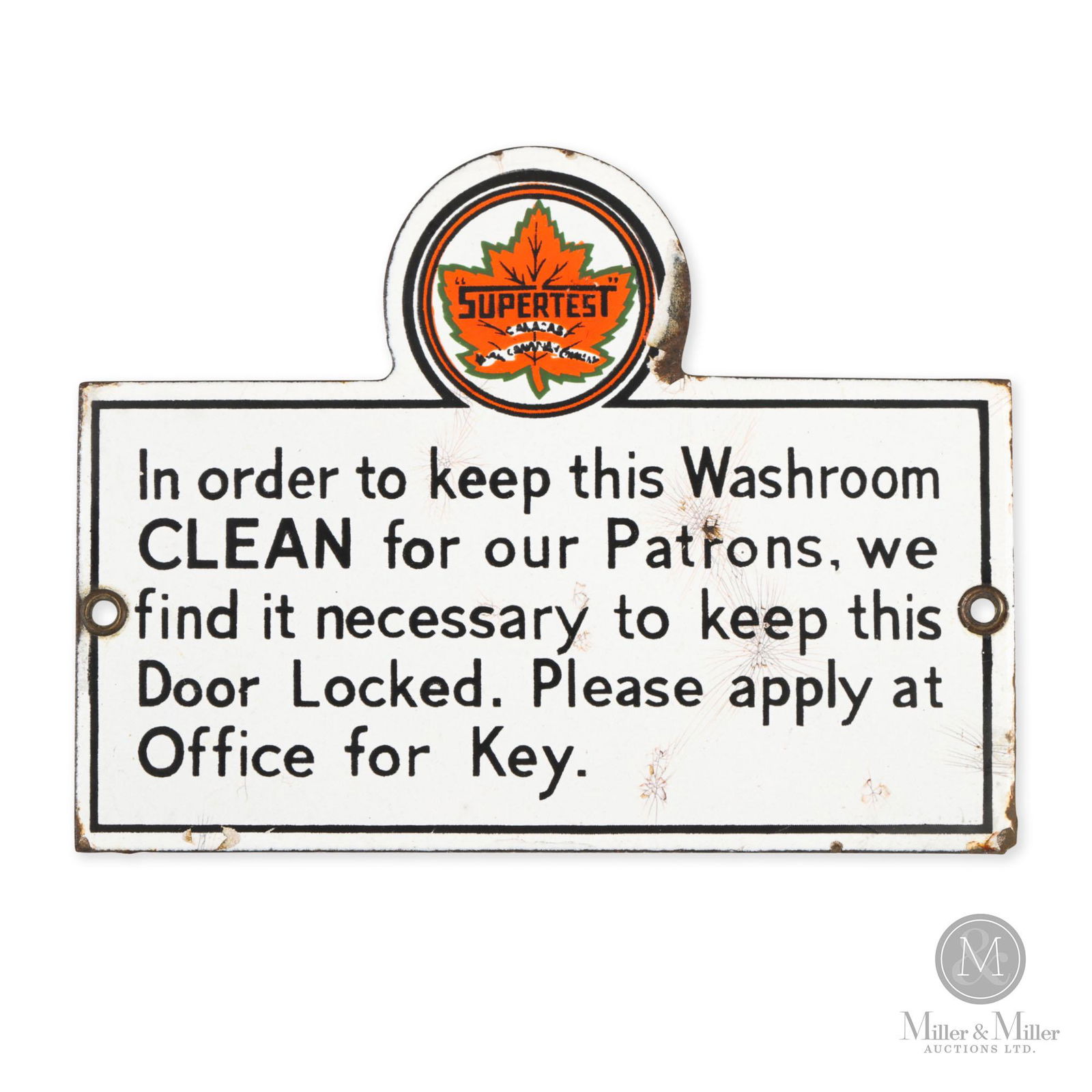 Supertest Washroom Sign (1 of 4)