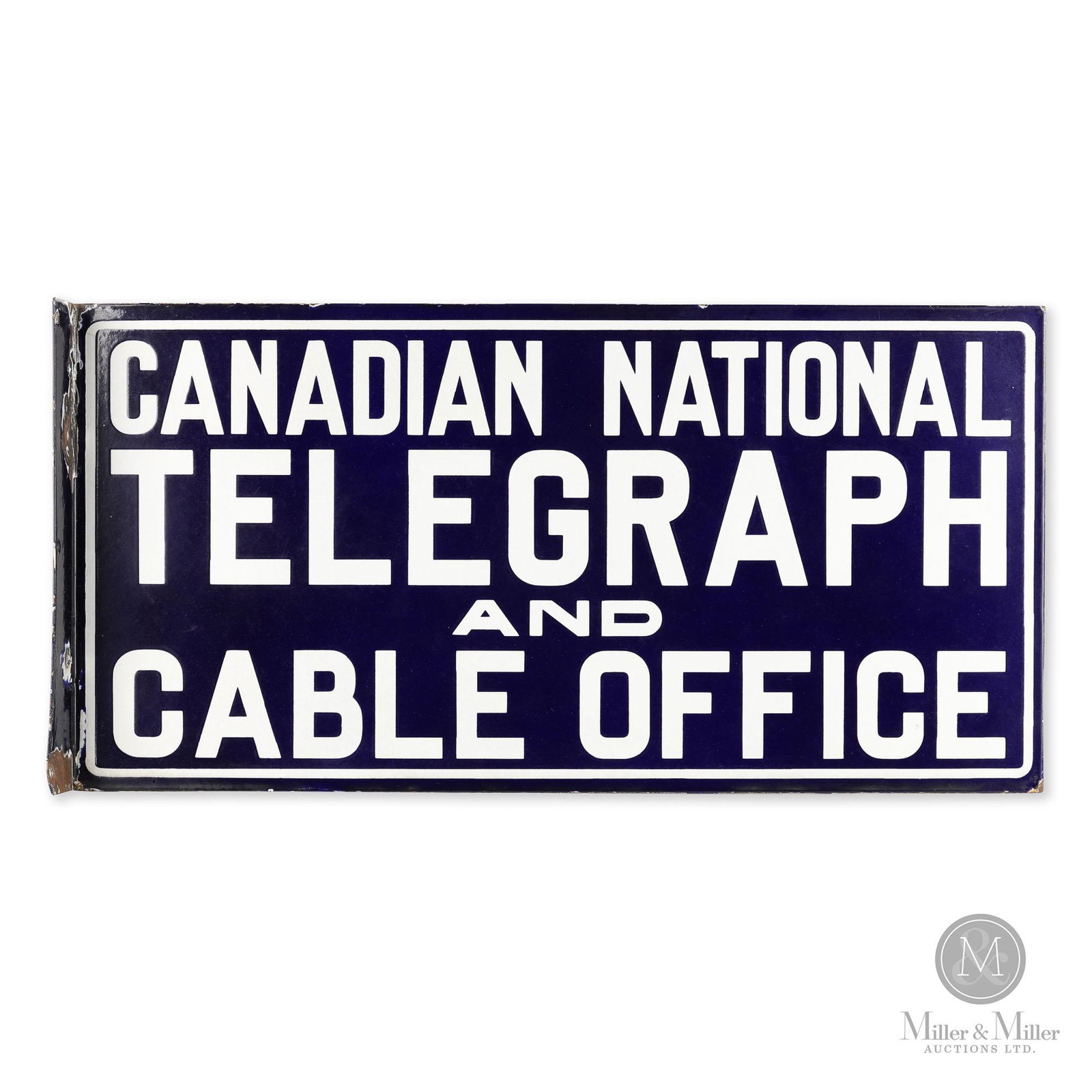 Canadian National Telegraph & Cable Office Flange Sign (1 of 4)