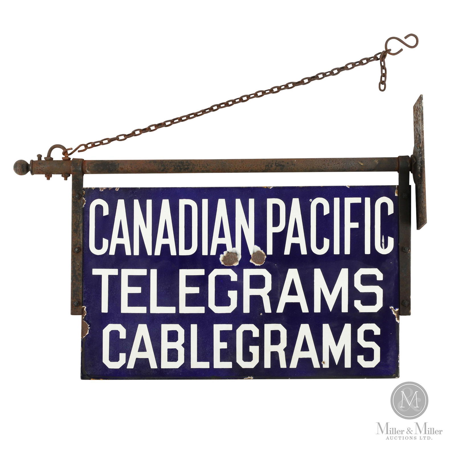 Canadian Pacific Telegrams and Cablegrams Sign (1 of 6)