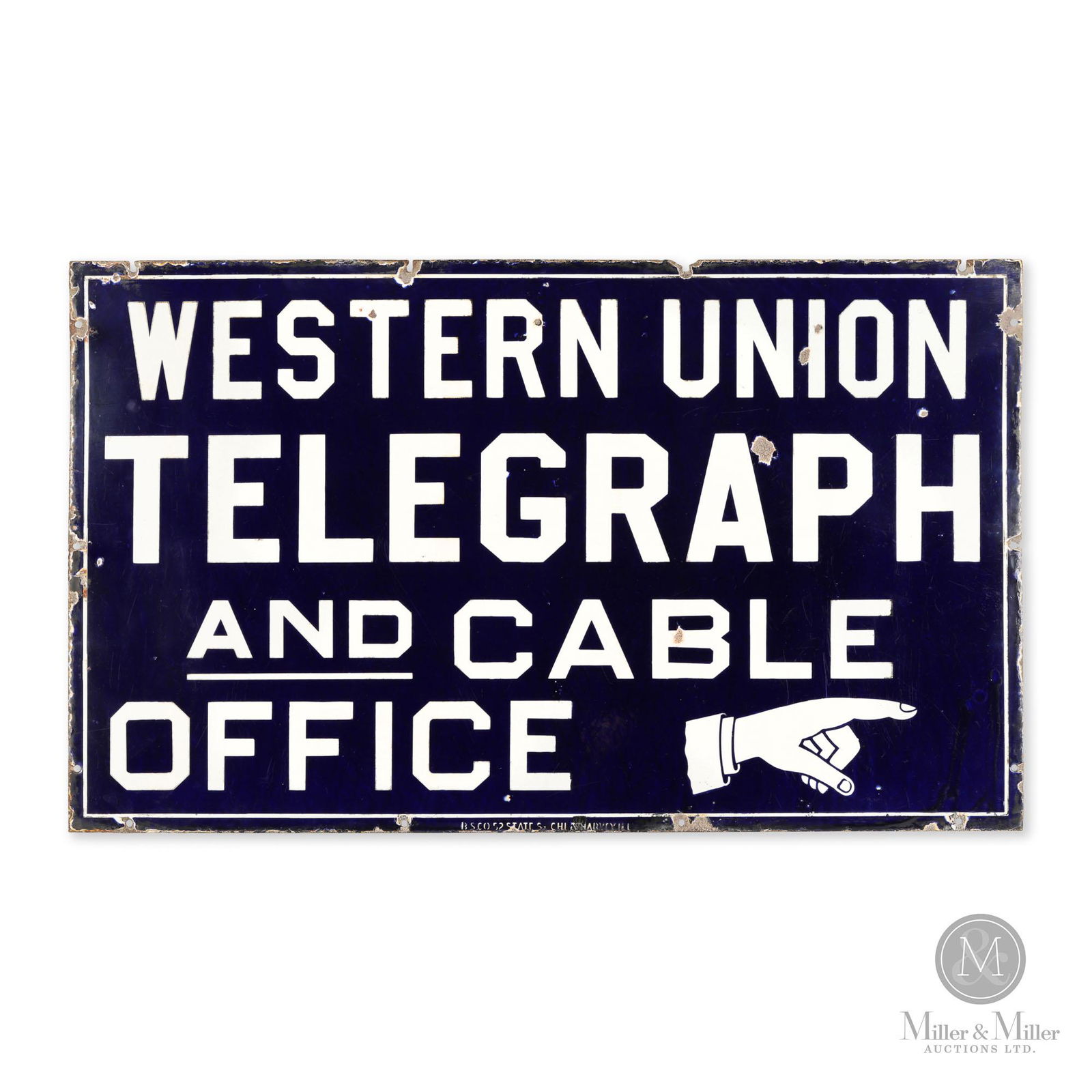 Western Union Telegraph and Cable Office Sign (1 of 6)