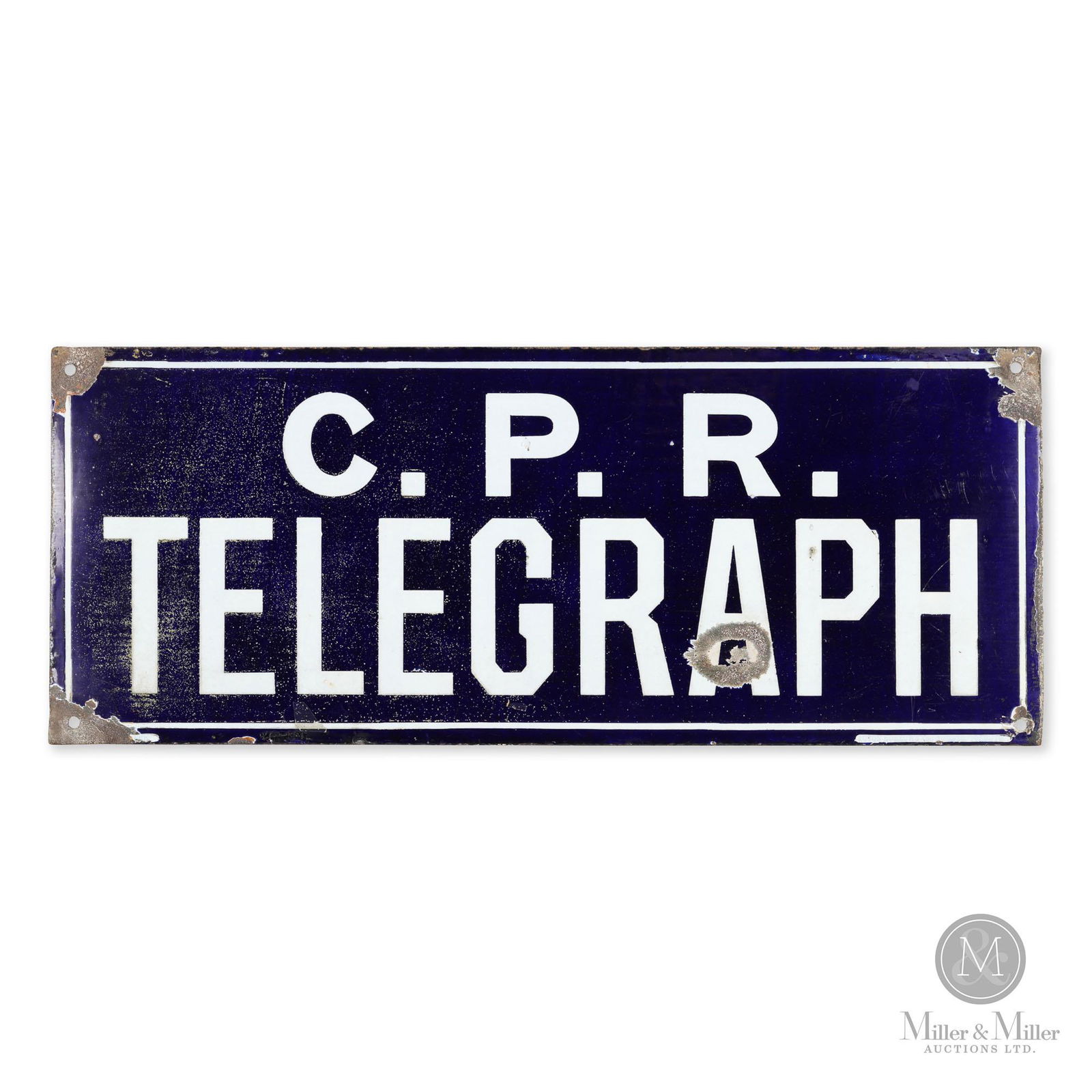 Canadian Pacific Railway Telegraph Sign (1 of 9)