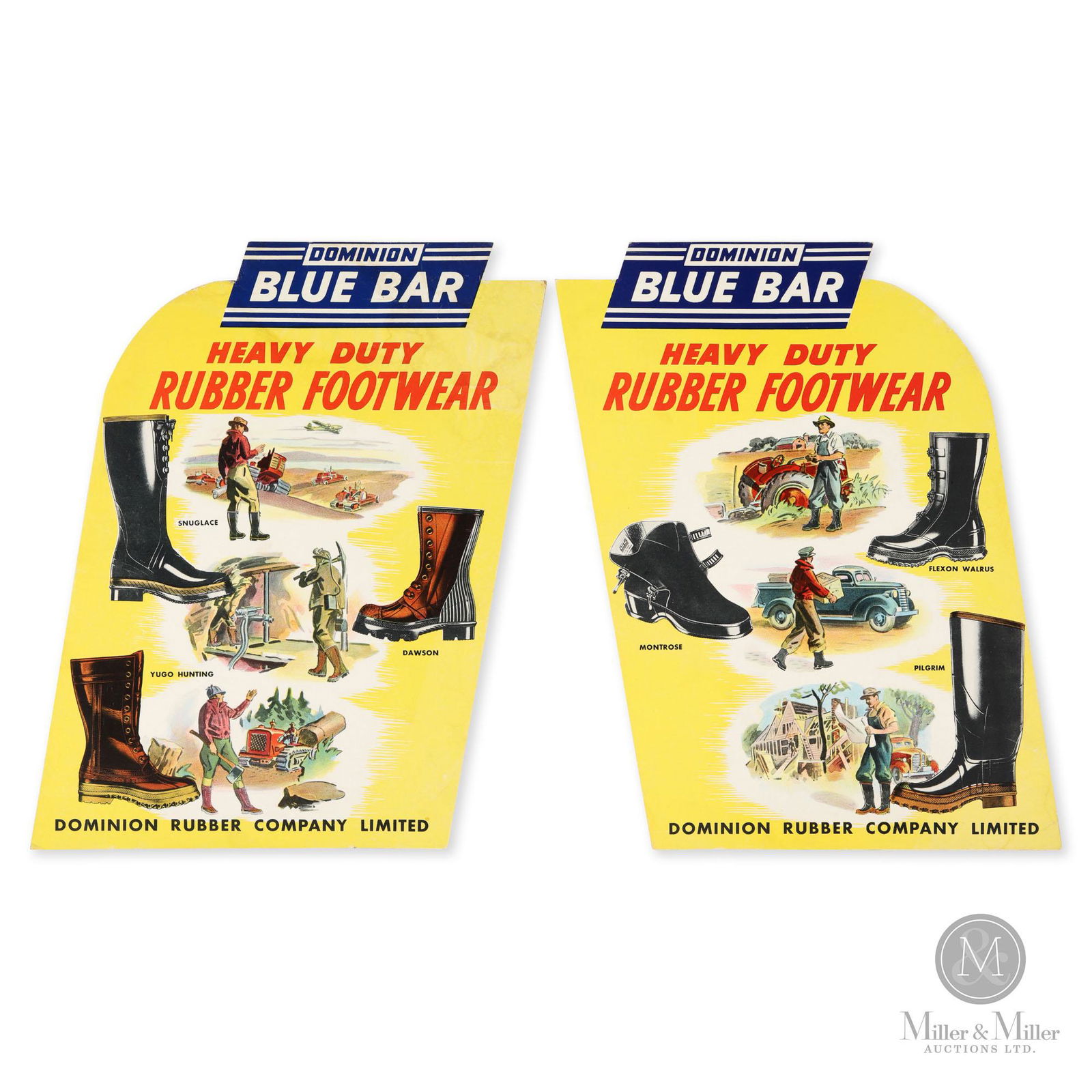 Dominion Rubber Footwear Counter Signs (1 of 5)