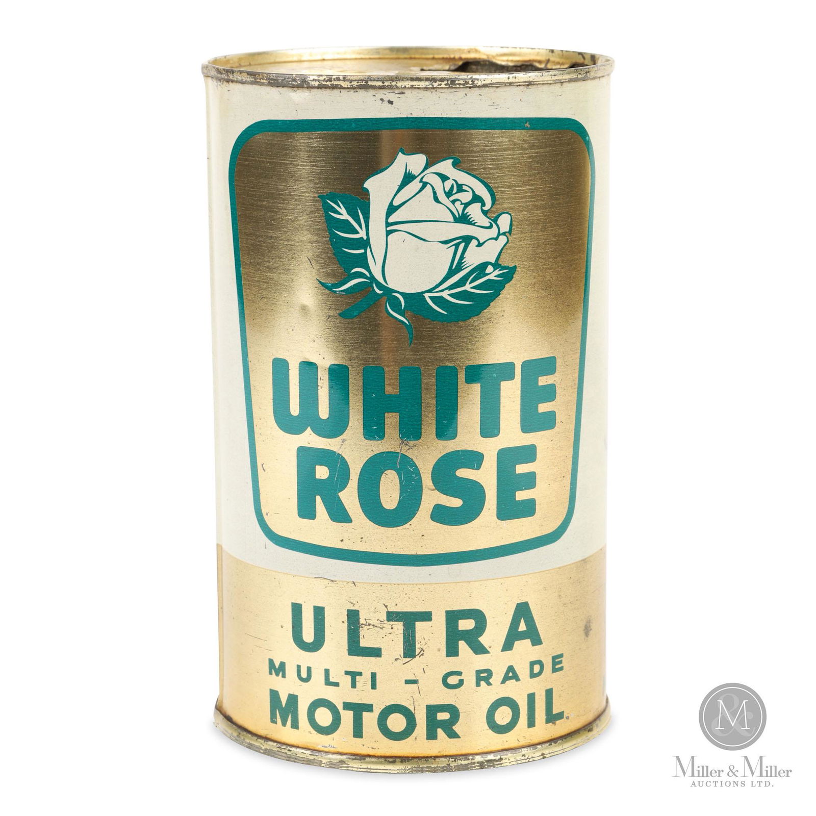 White Rose Ultra Multi-Grade Motor Oil Quart Tin (1 of 6)