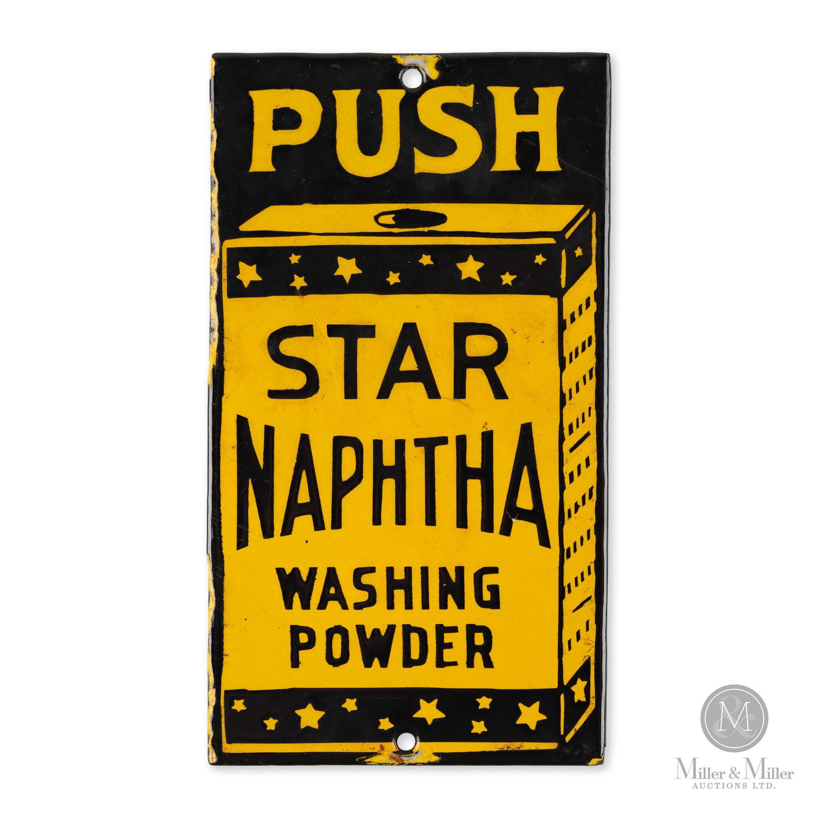 Star Naptha Washing Powder Door Push Sign (1 of 4)