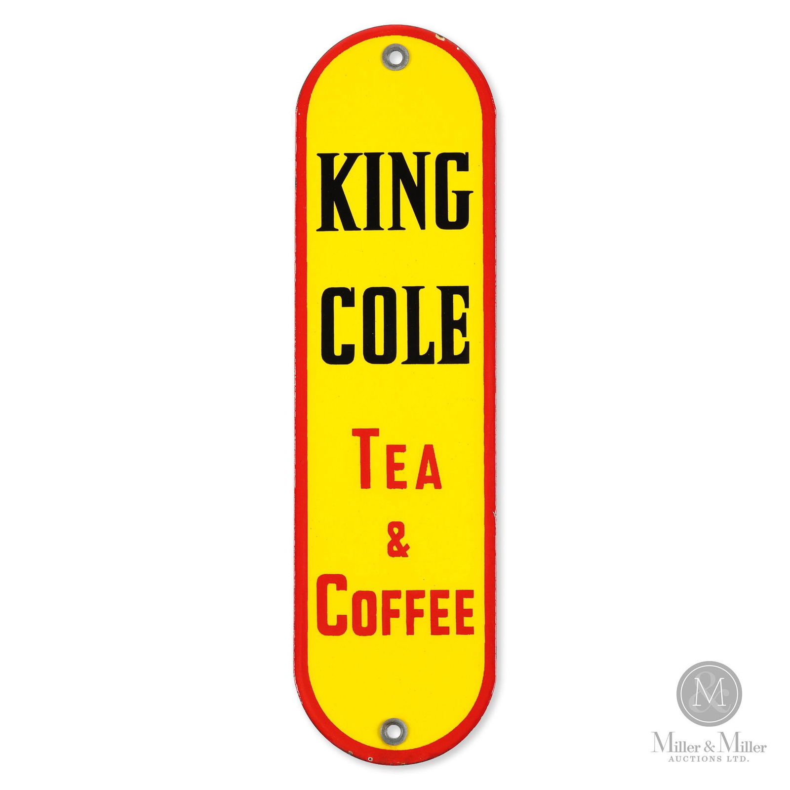 King Cole Tea and Coffee Door Push Sign (1 of 4)