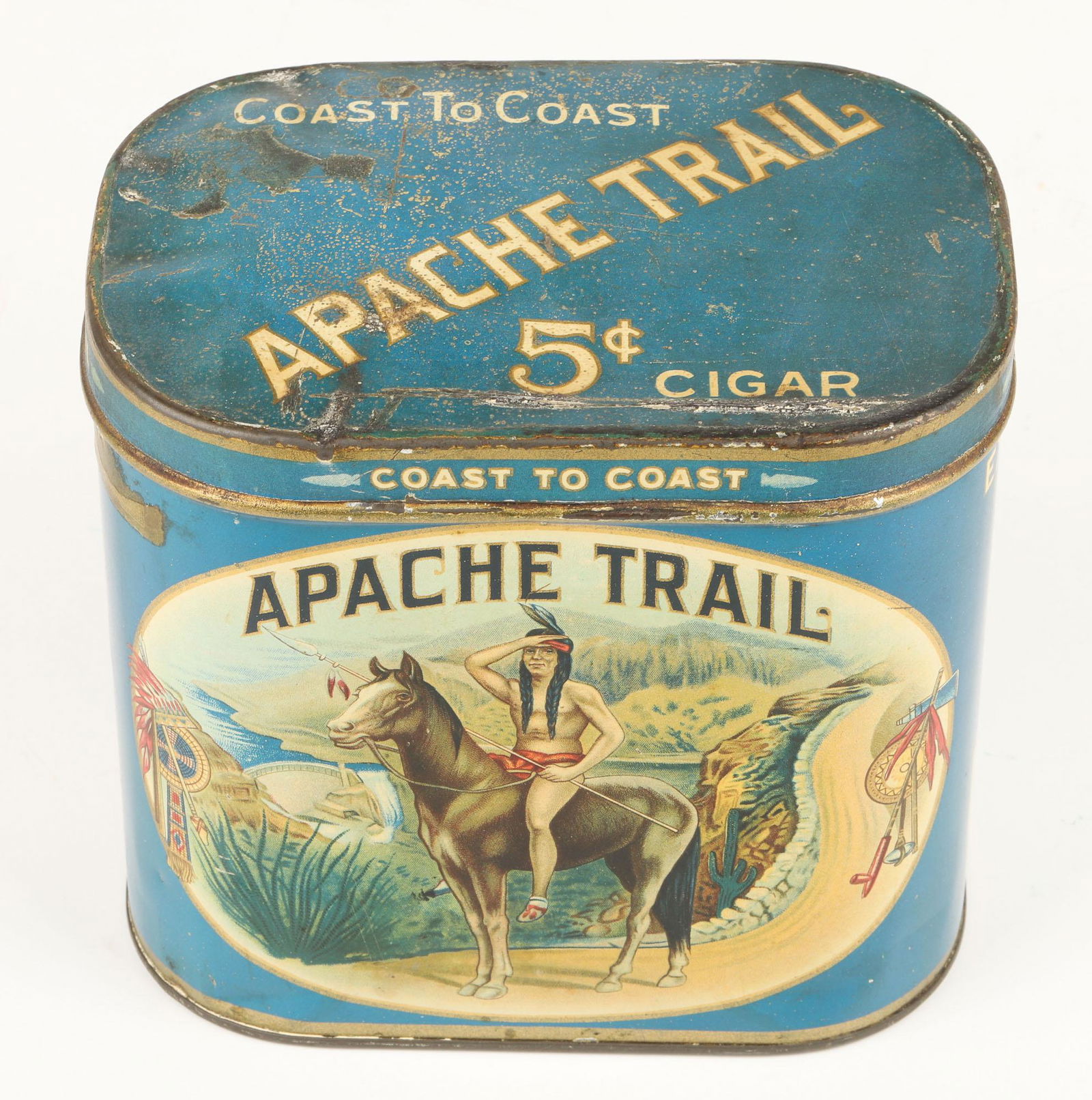 Apache Trail Cigars Tin