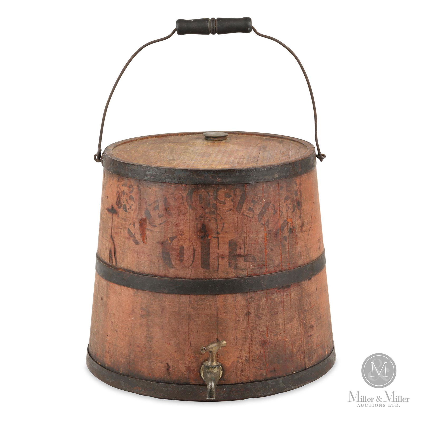 Early Painted Kerosene Oil Dispensing Pail (1 of 6)
