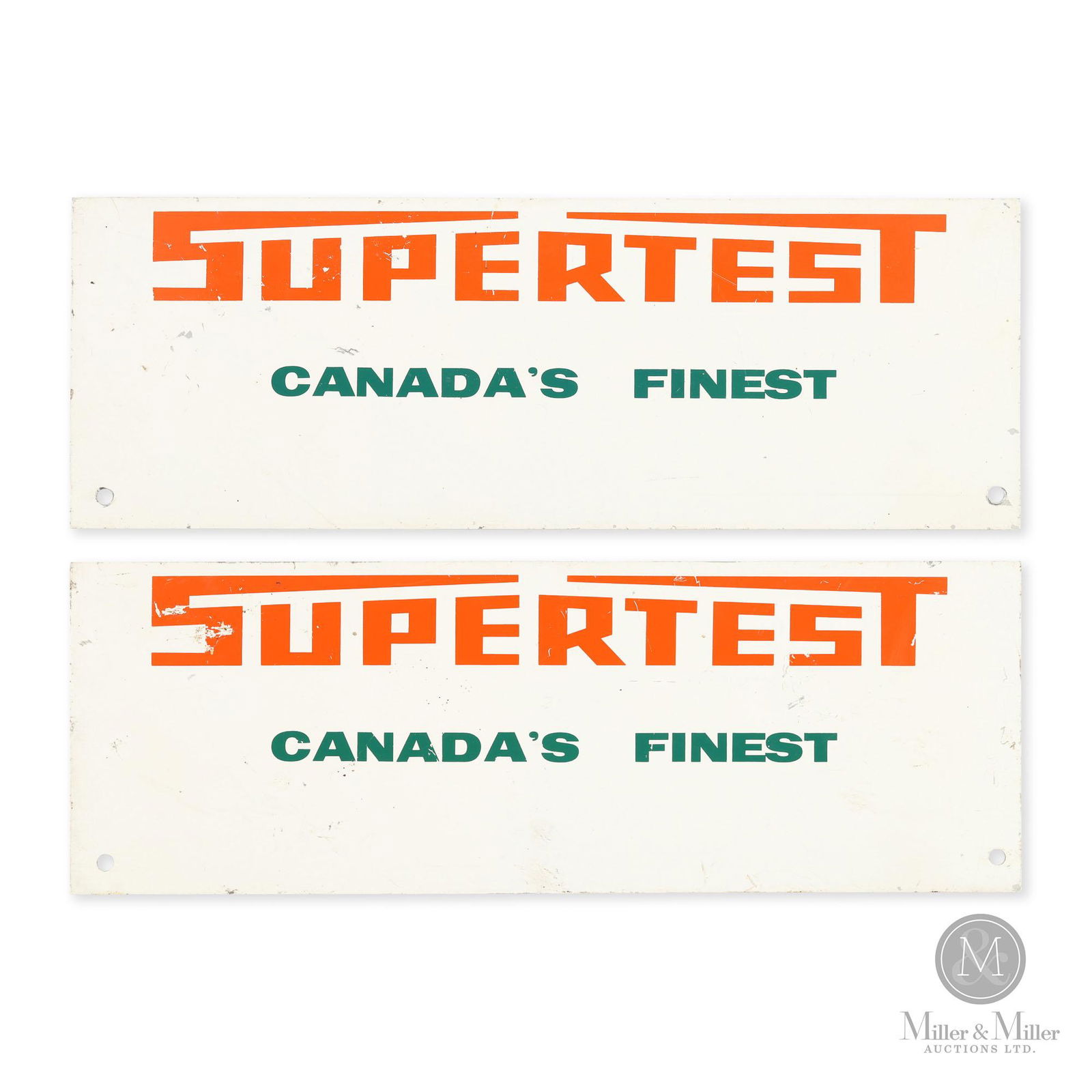 Supertest Motor Oil Rack Top Signs (1 of 5)