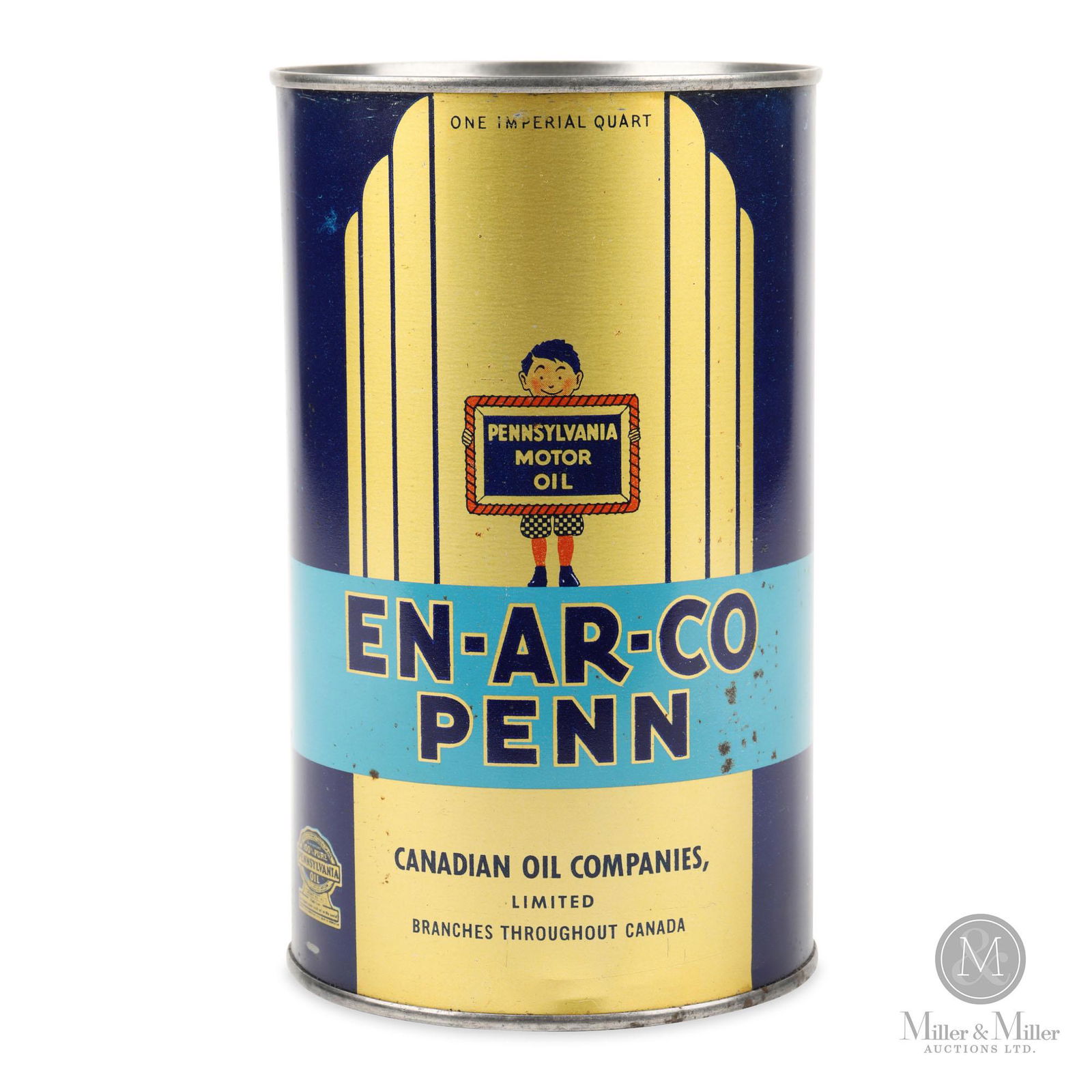 Enarco-Penn Motor Oil Quart Tin (1 of 6)