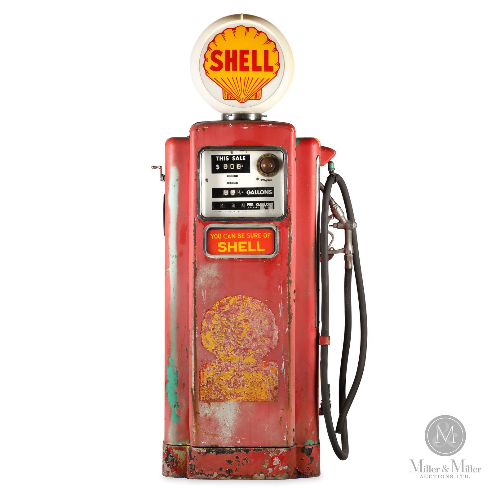 Wayne 70 Shell Gasoline Pump (1 of 15)